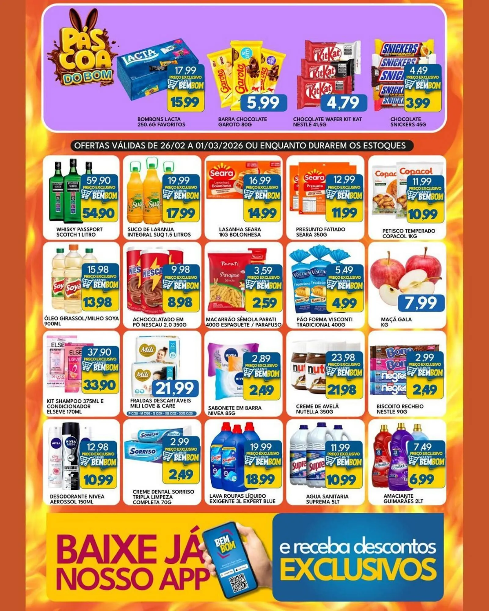 Encarte de Catálogo Rancho Bom Supermercados 26 de fevereiro até 1 de março 2026 - Pagina 2