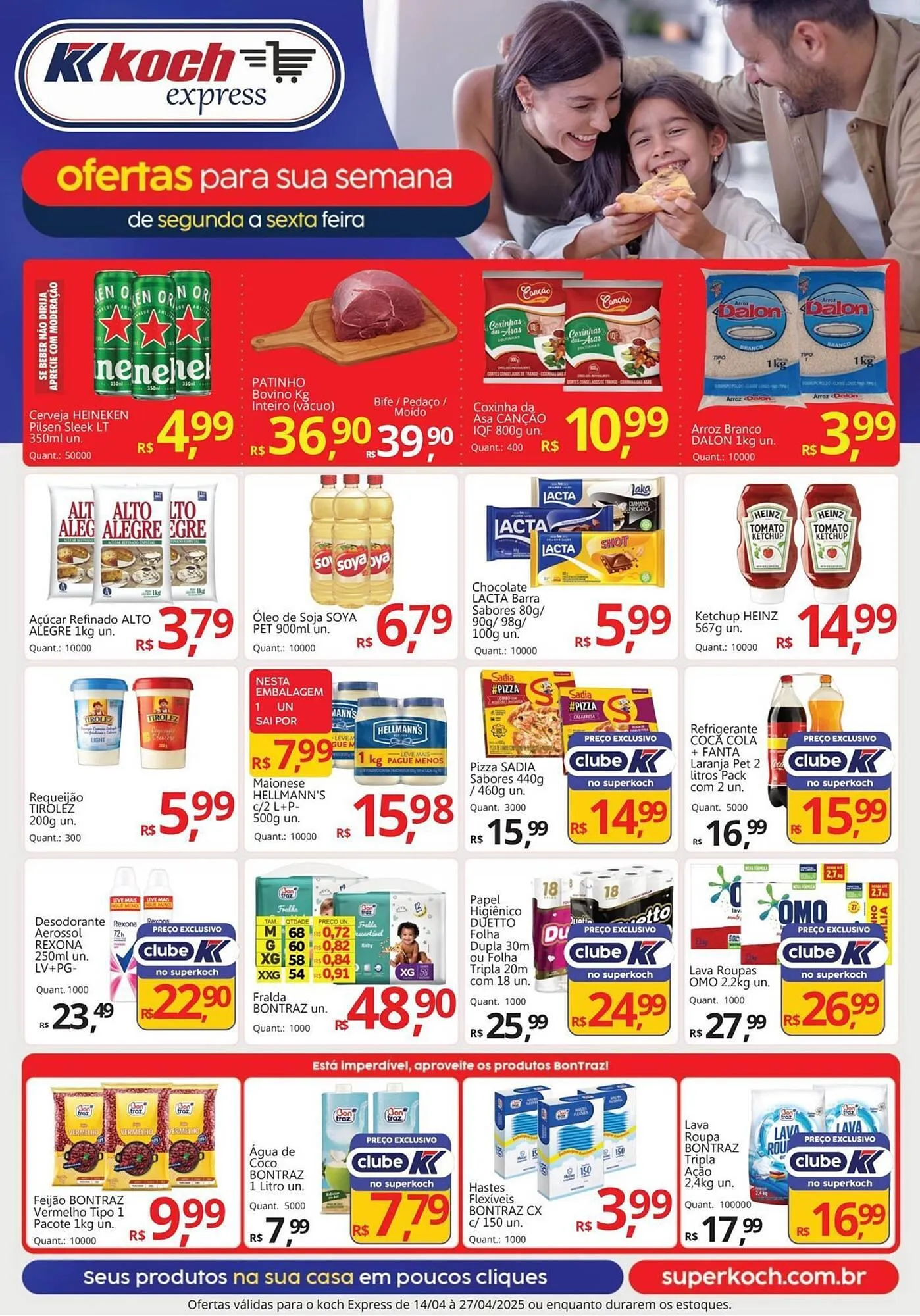 Encarte de Catálogo Supermercados Koch 14 de abril até 27 de abril 2025 - Pagina 1