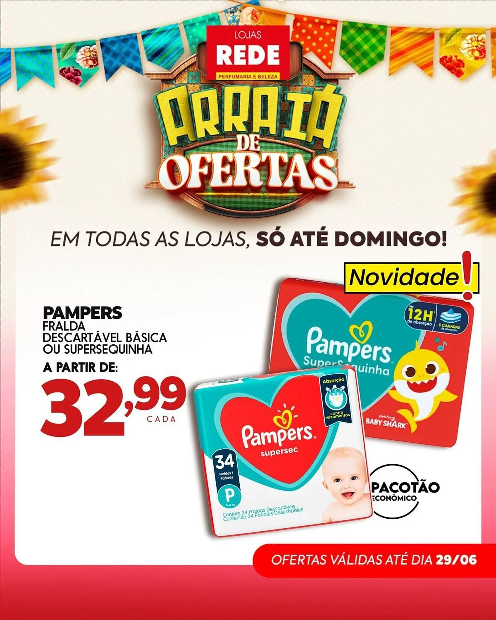 Encarte de Catálogo Lojas Rede 24 de junho até 29 de junho 2025 - Pagina 8