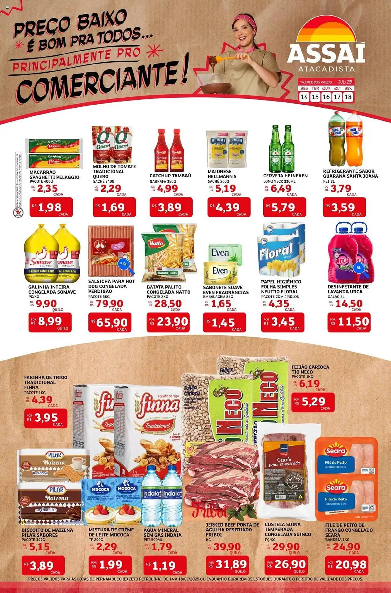 Encarte de Catálogo Assaí Atacadista 14 de julho até 18 de julho 2025 - Pagina 1