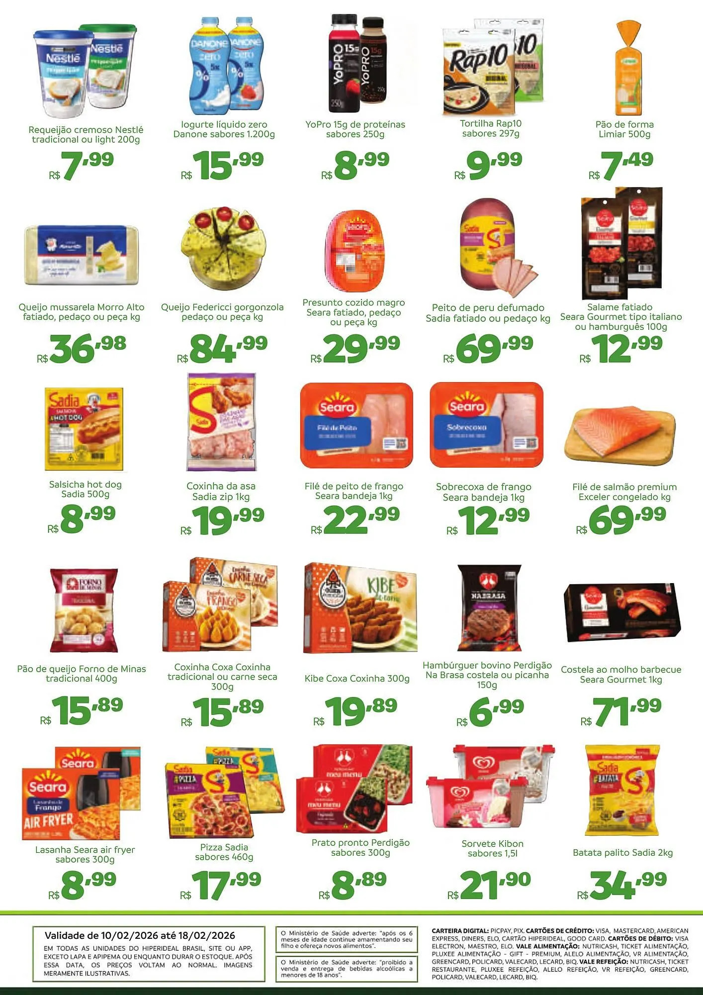 Encarte de Catálogo Hiperideal Supermercados 10 de fevereiro até 18 de fevereiro 2026 - Pagina 3