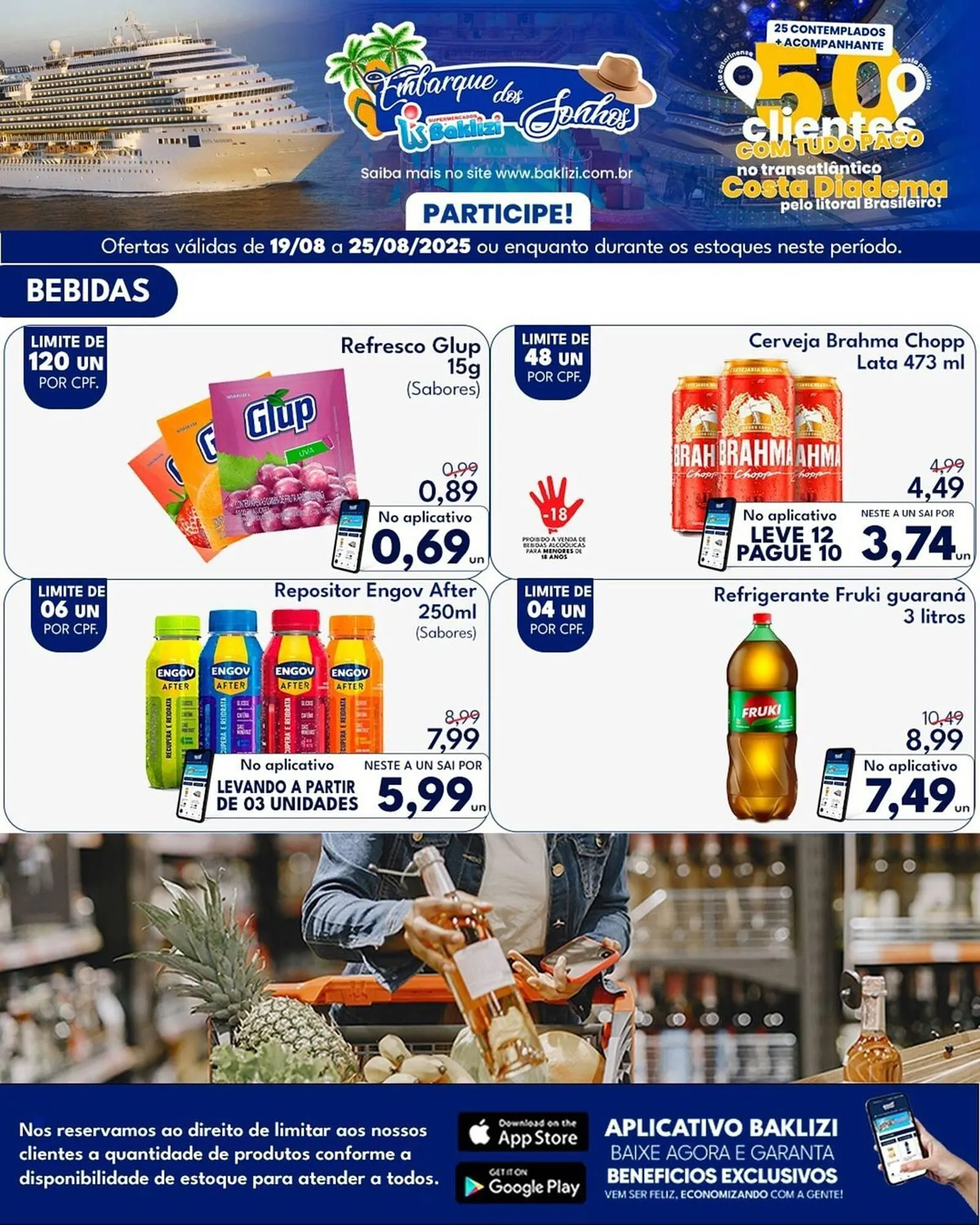 Encarte de Catálogo Supermercados Baklizi 19 de agosto até 25 de agosto 2025 - Pagina 4