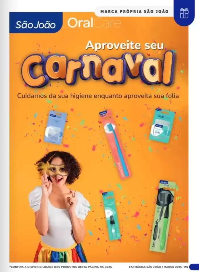 Encarte de Farmácia São João Marco 2025! 4 de março até 31 de março 2025 - Pagina 23