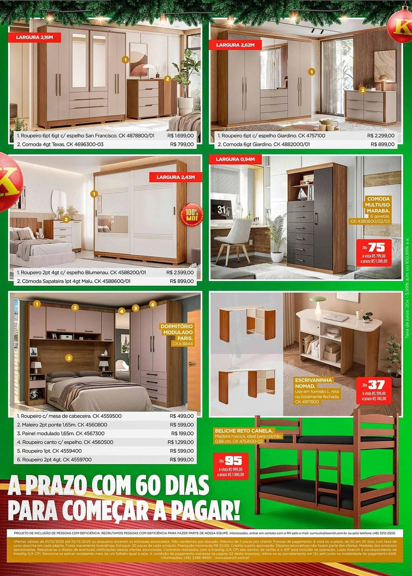 Encarte de Catálogo Lojas Koerich 26 de novembro até 31 de dezembro 2025 - Pagina 2