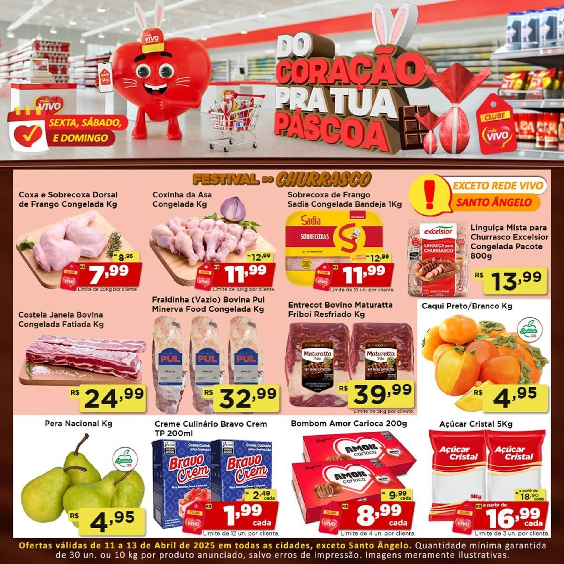 Encarte de Catálogo Rede Vivo 11 de abril até 13 de abril 2025 - Pagina 1