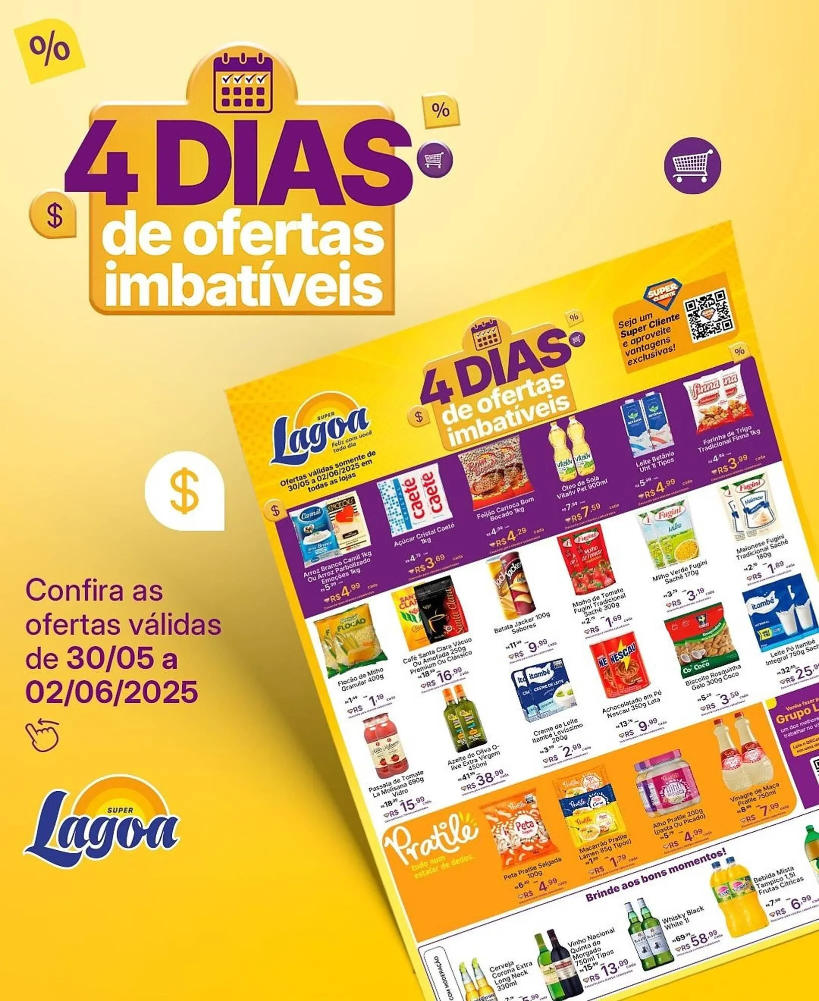 Encarte de Catálogo Super Lagoa 30 de maio até 2 de junho 2025 - Pagina 1