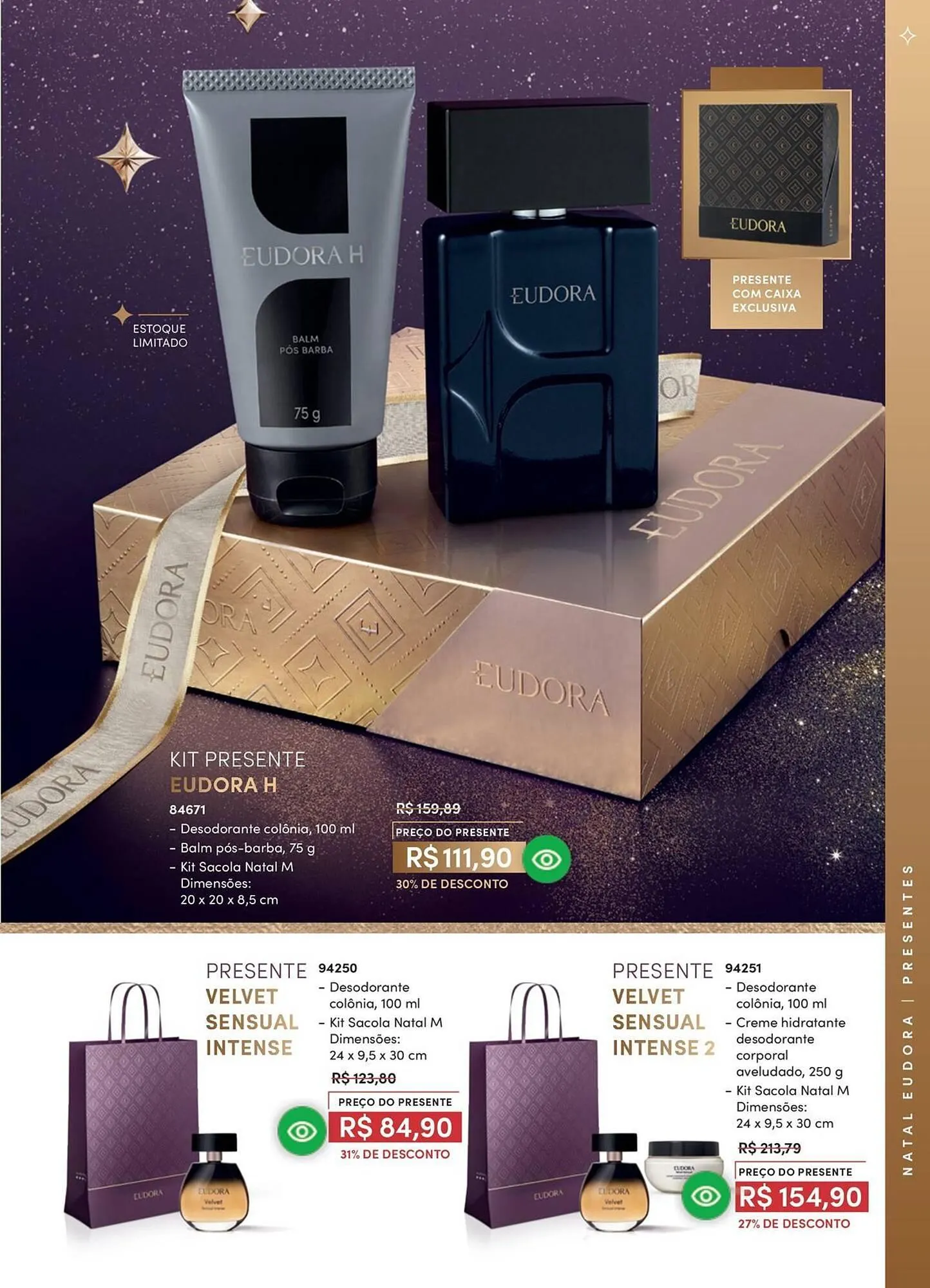 Encarte de Catálogo Eudora 27 de novembro até 27 de dezembro 2025 - Pagina 43