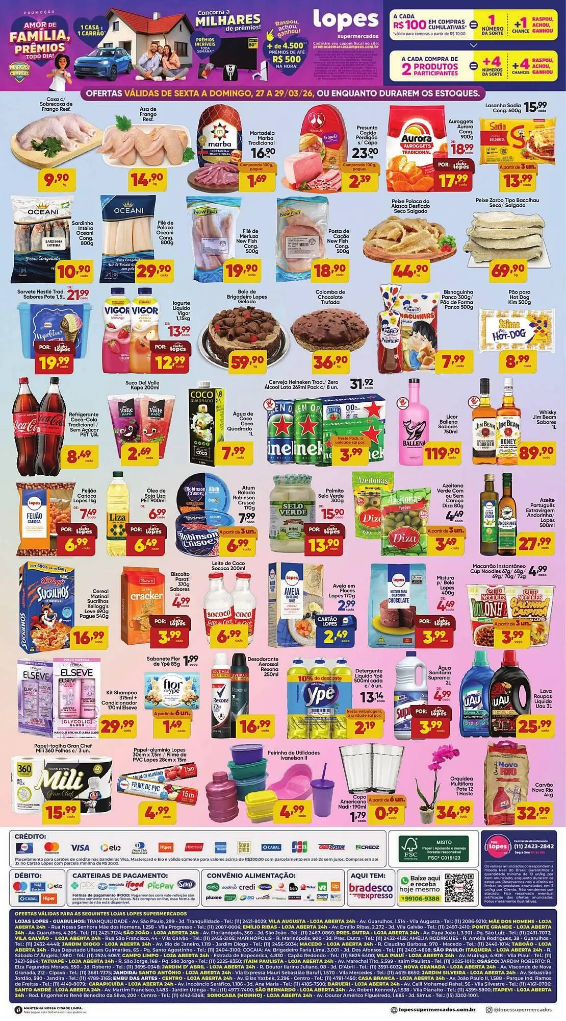 Encarte de Folheto Lopes Supermercados 27 de março até 29 de março 2026 - Pagina 2