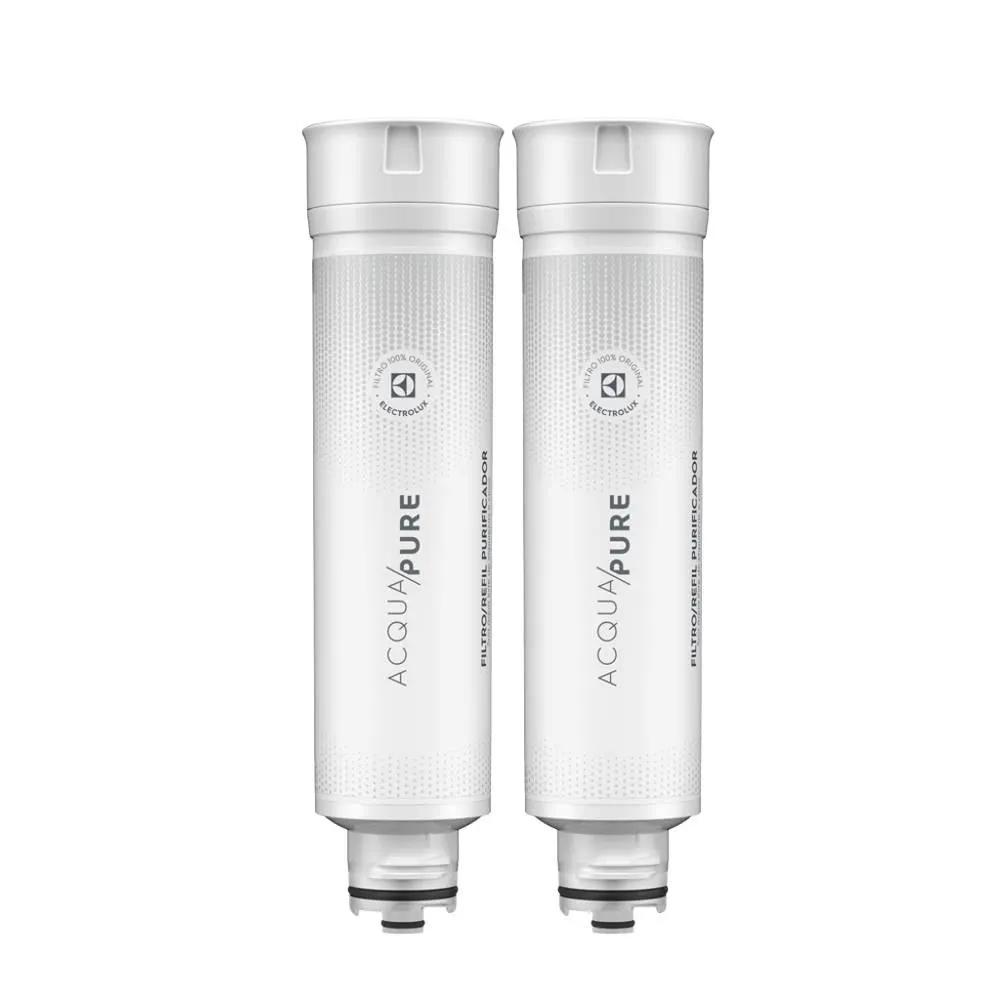 Kit 2 Filtros/Refis Originais de Água para Purificador Electrolux PE11B/PE11X/PC41B/PC41X/PH41B/PH41X