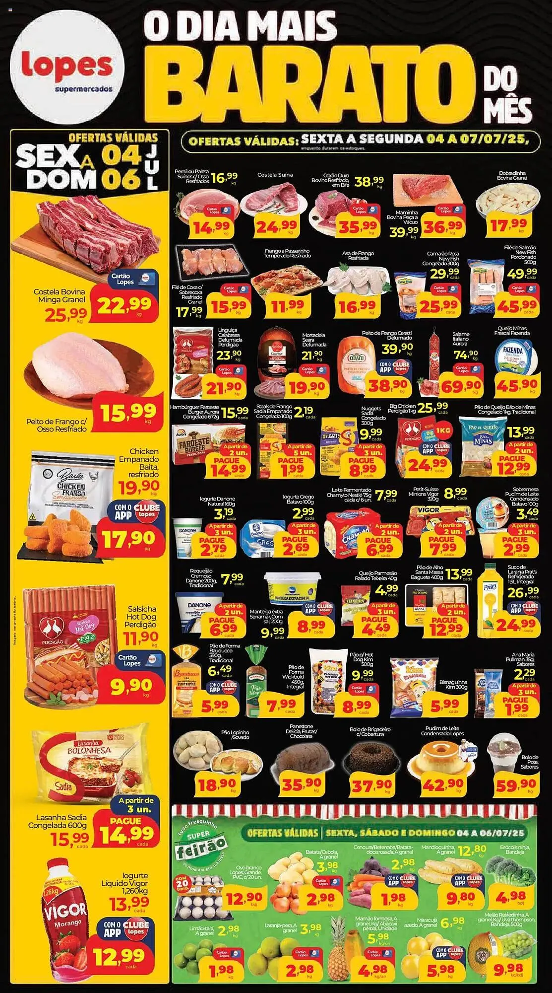 Encarte de Catálogo Lopes Supermercados 4 de julho até 5 de julho 2025 - Pagina 2