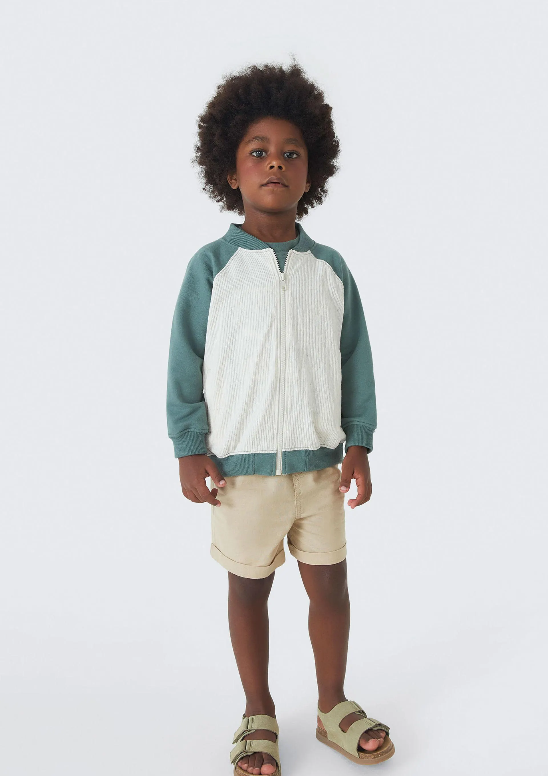 Jaqueta Bomber Infantil Menino Toddler Com Estampa - Verde