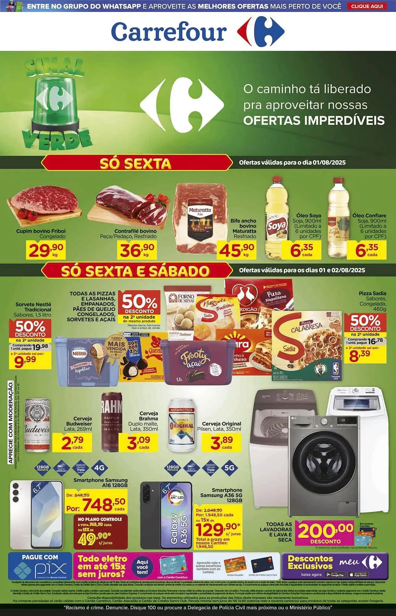 Encarte de Catálogo Carrefour 1 de agosto até 7 de agosto 2025 - Pagina 1