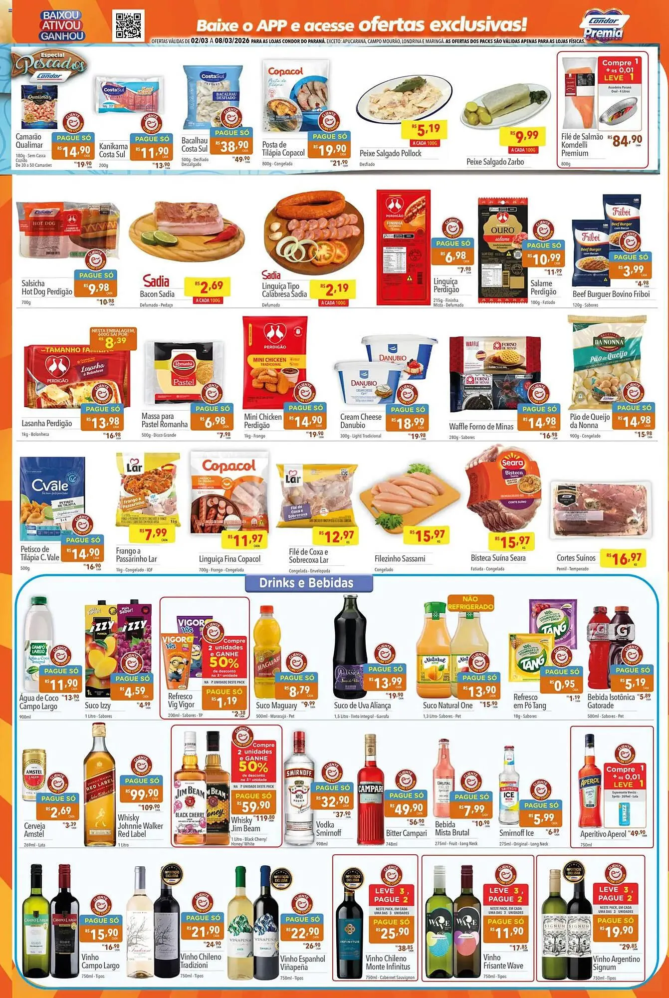 Encarte de Catálogo Supermercados Condor 2 de março até 8 de março 2026 - Pagina 3