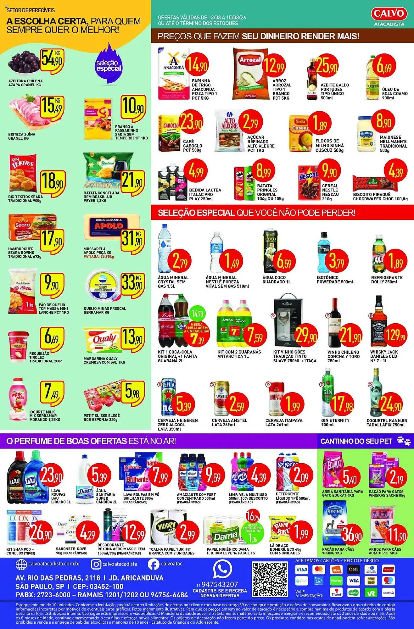Encarte de Folheto Calvo Atacadista 13 de março até 15 de março 2026 - Pagina 2