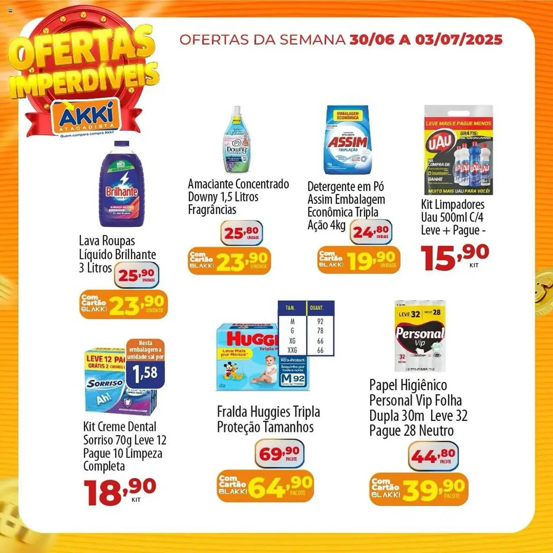 Encarte de Catálogo Akki Atacadista 30 de junho até 3 de julho 2025 - Pagina 1