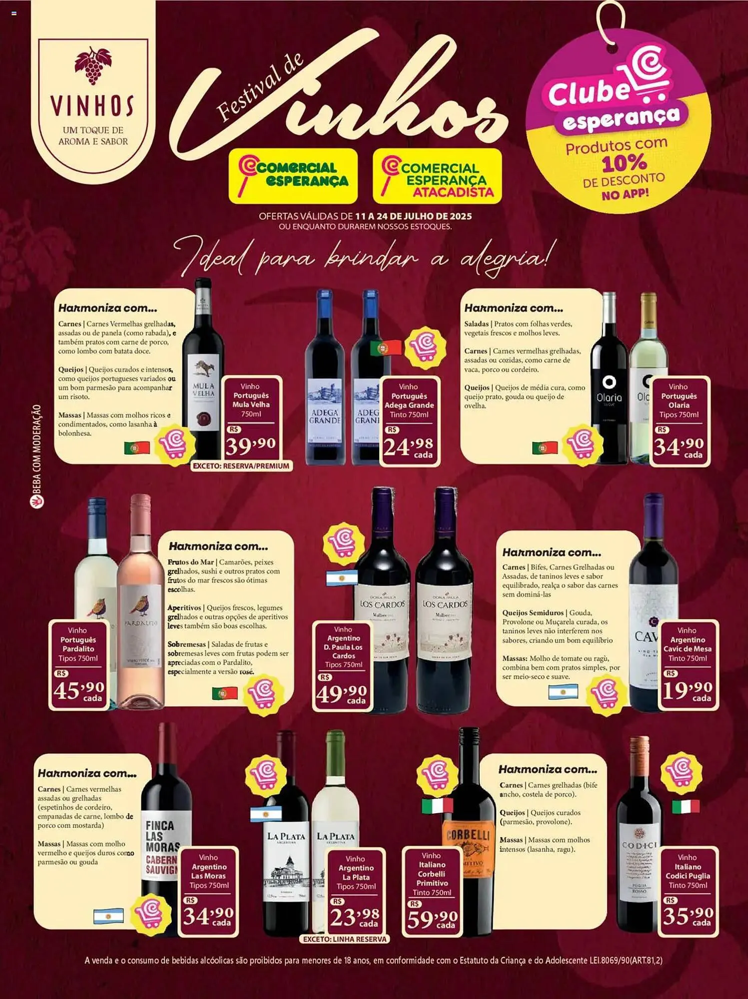 Encarte de Catálogo Comercial Esperança 11 de julho até 24 de julho 2025 - Pagina 1