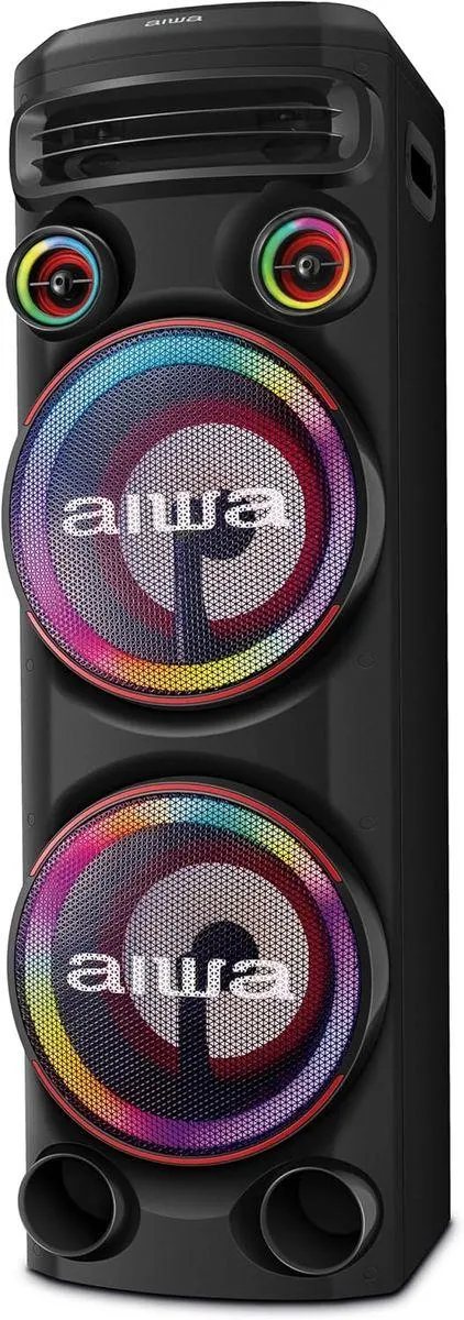 Caixa de Som Torre Aiwa AWS-T2W-02 USB 2300W Black