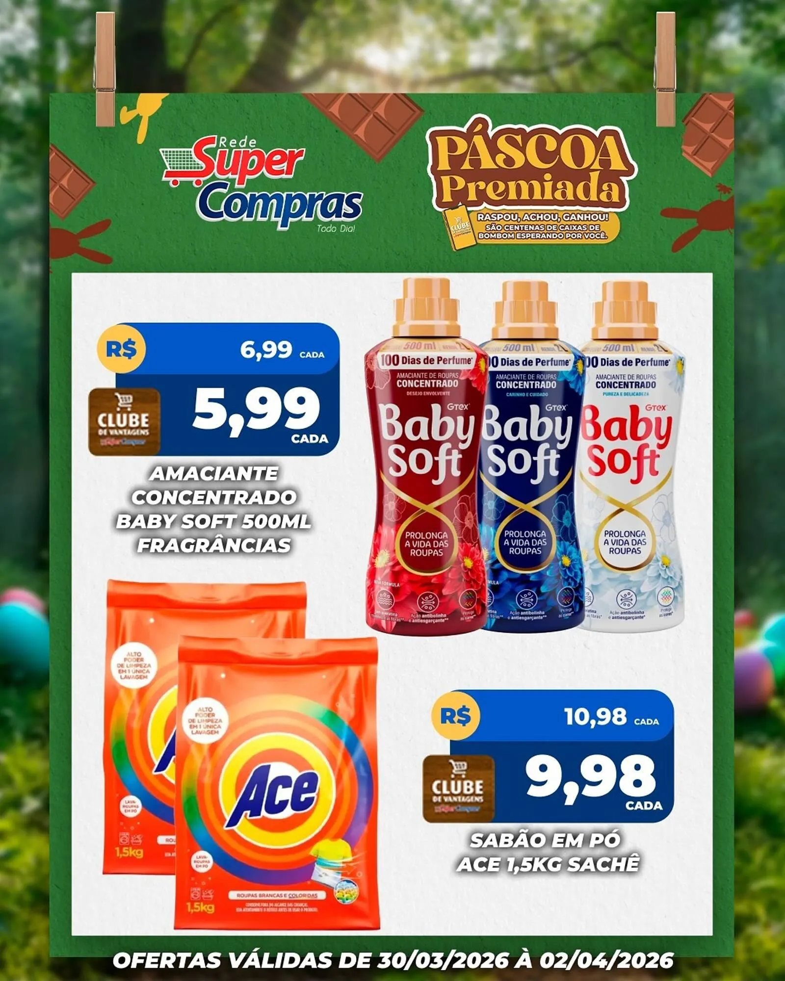 Encarte de Encarte Rede Super Compras 30 de março até 2 de abril 2026 - Pagina 1