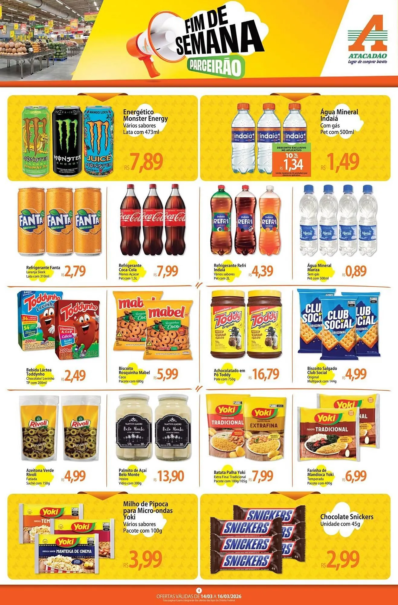 Encarte de Folheto Atacadão 16 de março até 16 de março 2026 - Pagina 4
