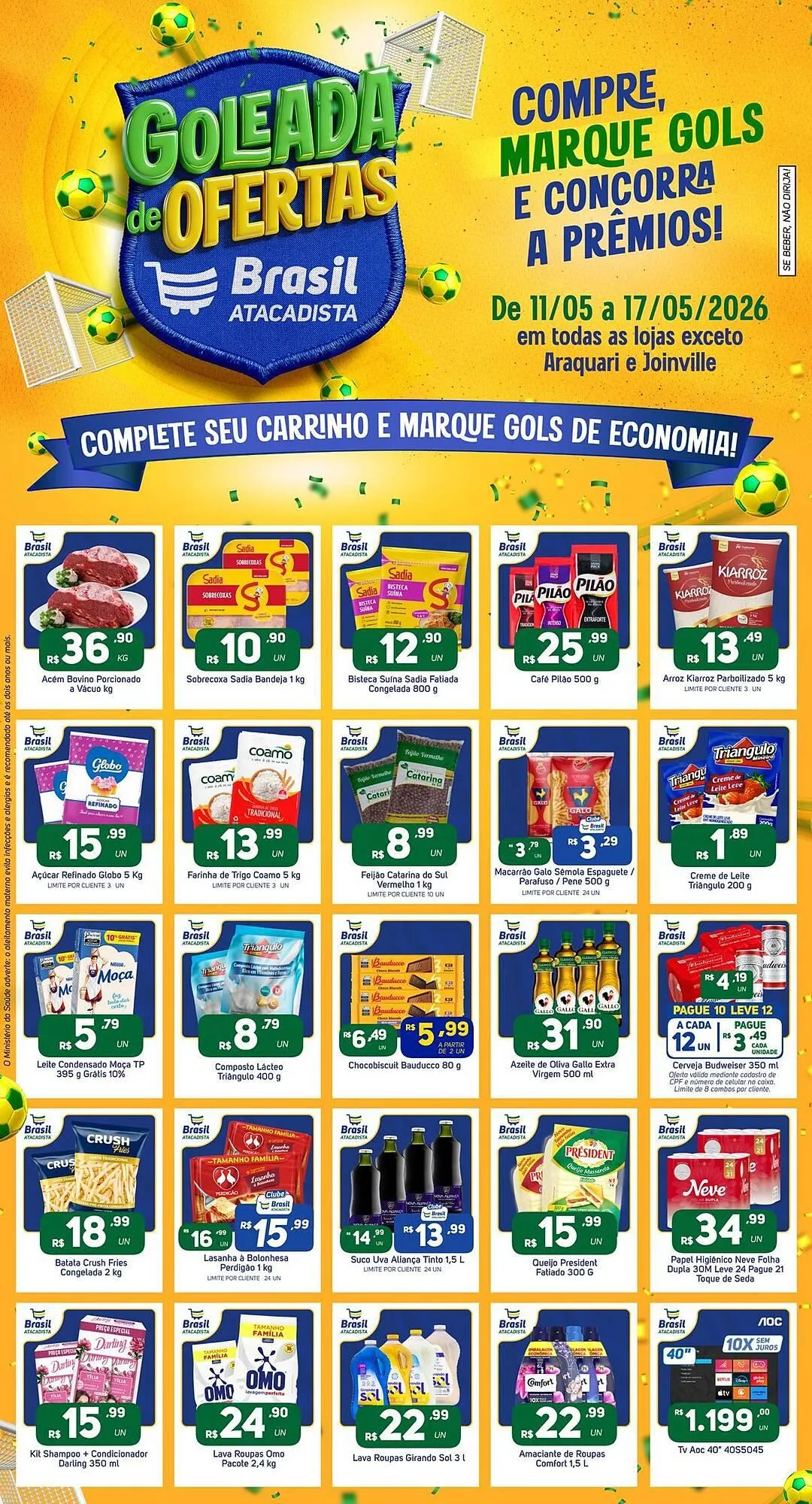 Encarte de Catálogo Brasil Atacadista 11 de maio até 17 de maio 2026 - Pagina 1