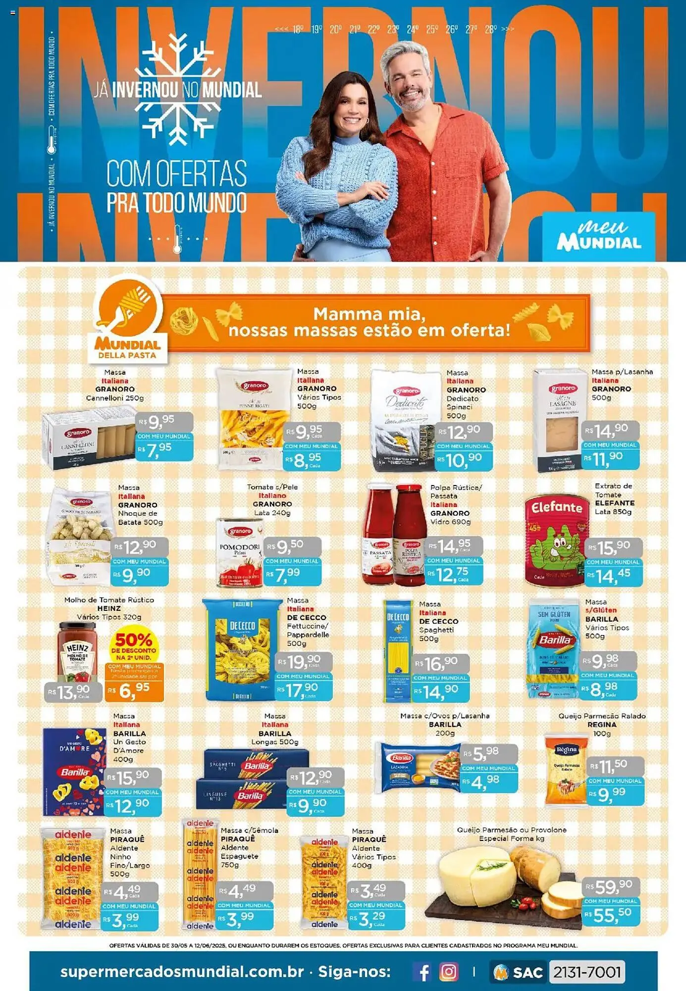 Encarte de Catálogo Supermercados Mundial 30 de maio até 13 de junho 2025 - Pagina 1