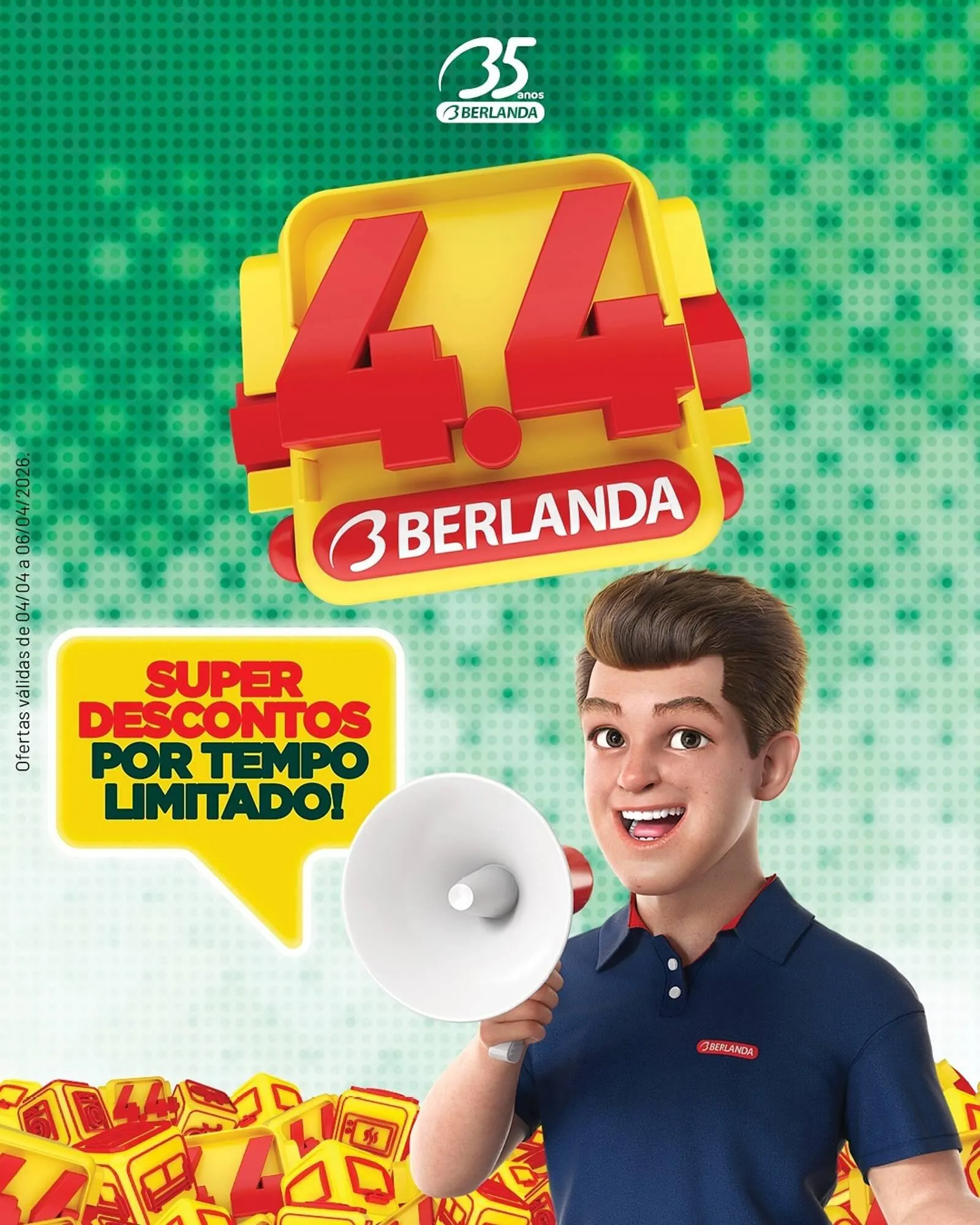 Encarte de Catálogo Berlanda 4 de abril até 6 de abril 2026 - Pagina 1