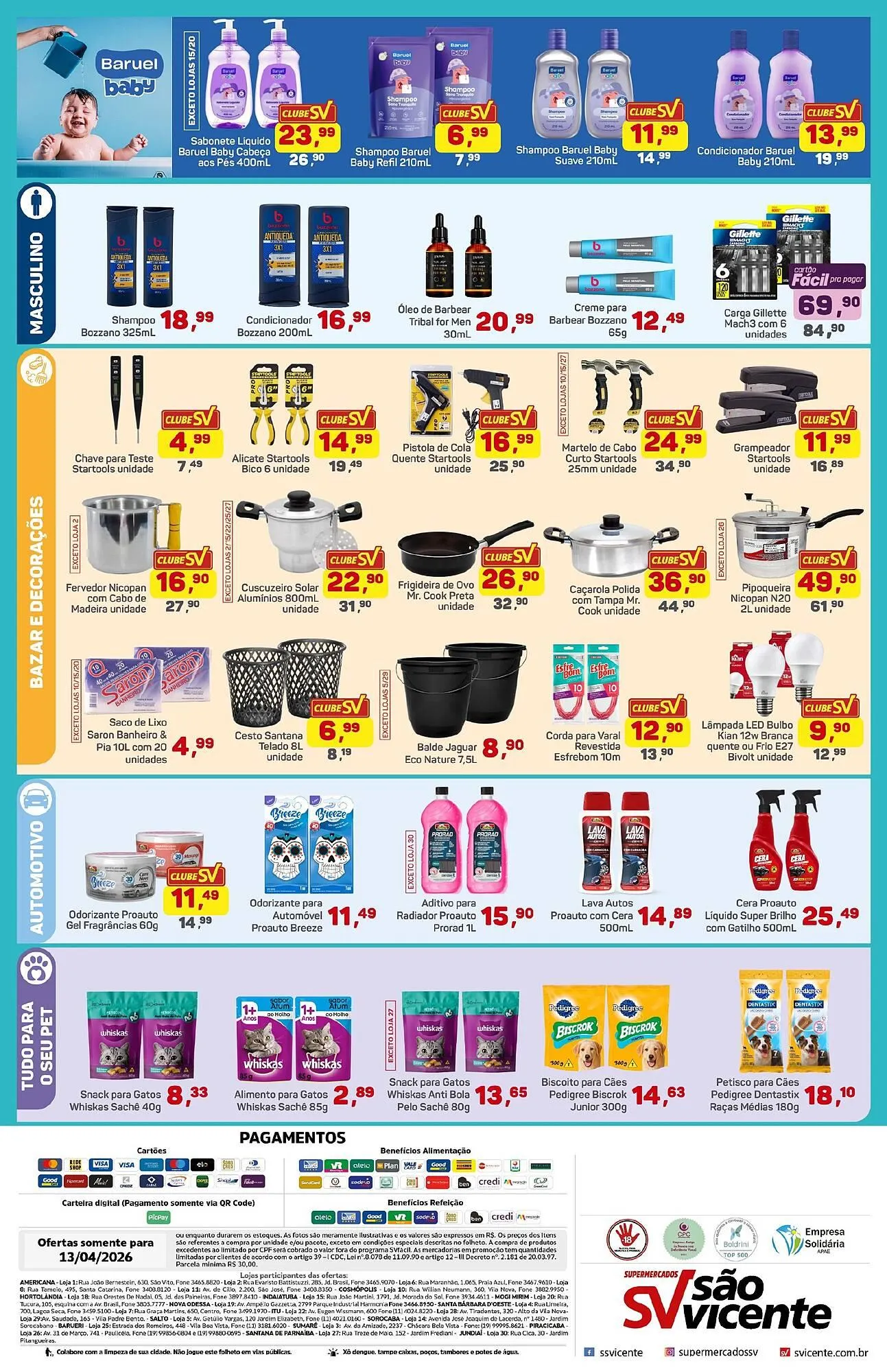 Encarte de Catálogo Supermercados São Vicente 13 de abril até 13 de abril 2026 - Pagina 2