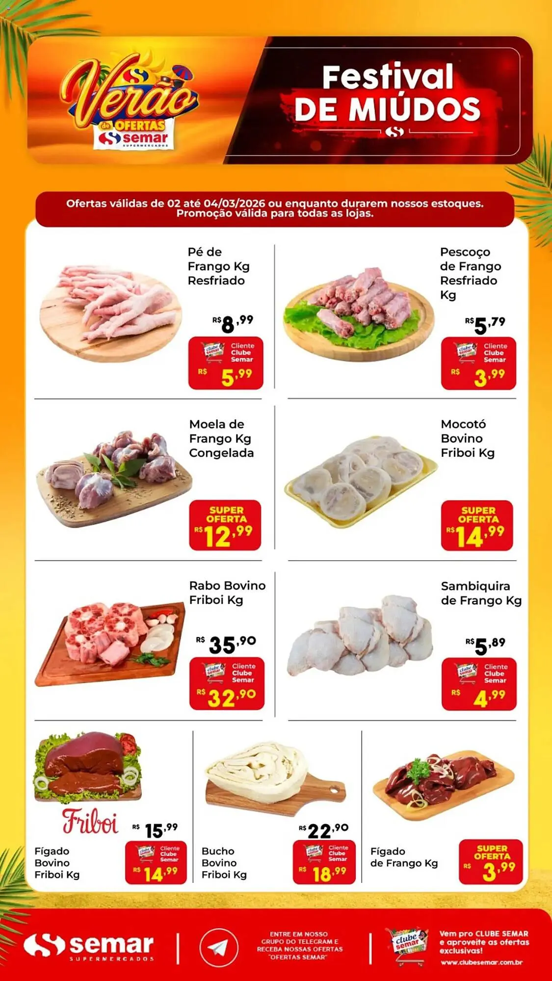 Encarte de Folheto Semar Supermercado 2 de março até 4 de março 2026 - Pagina 1