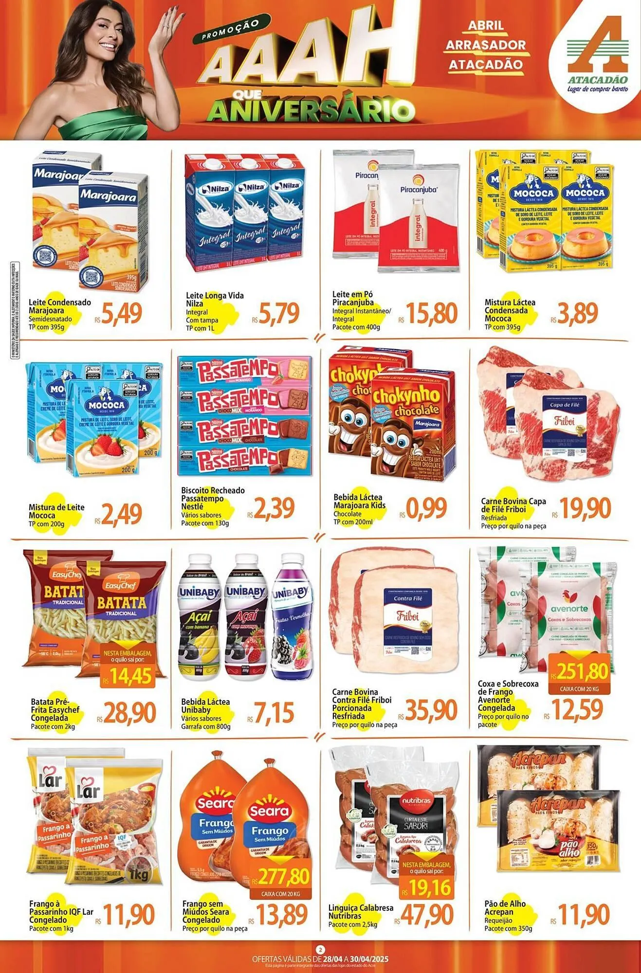 Encarte de Catálogo Atacadão 28 de abril até 30 de abril 2025 - Pagina 2