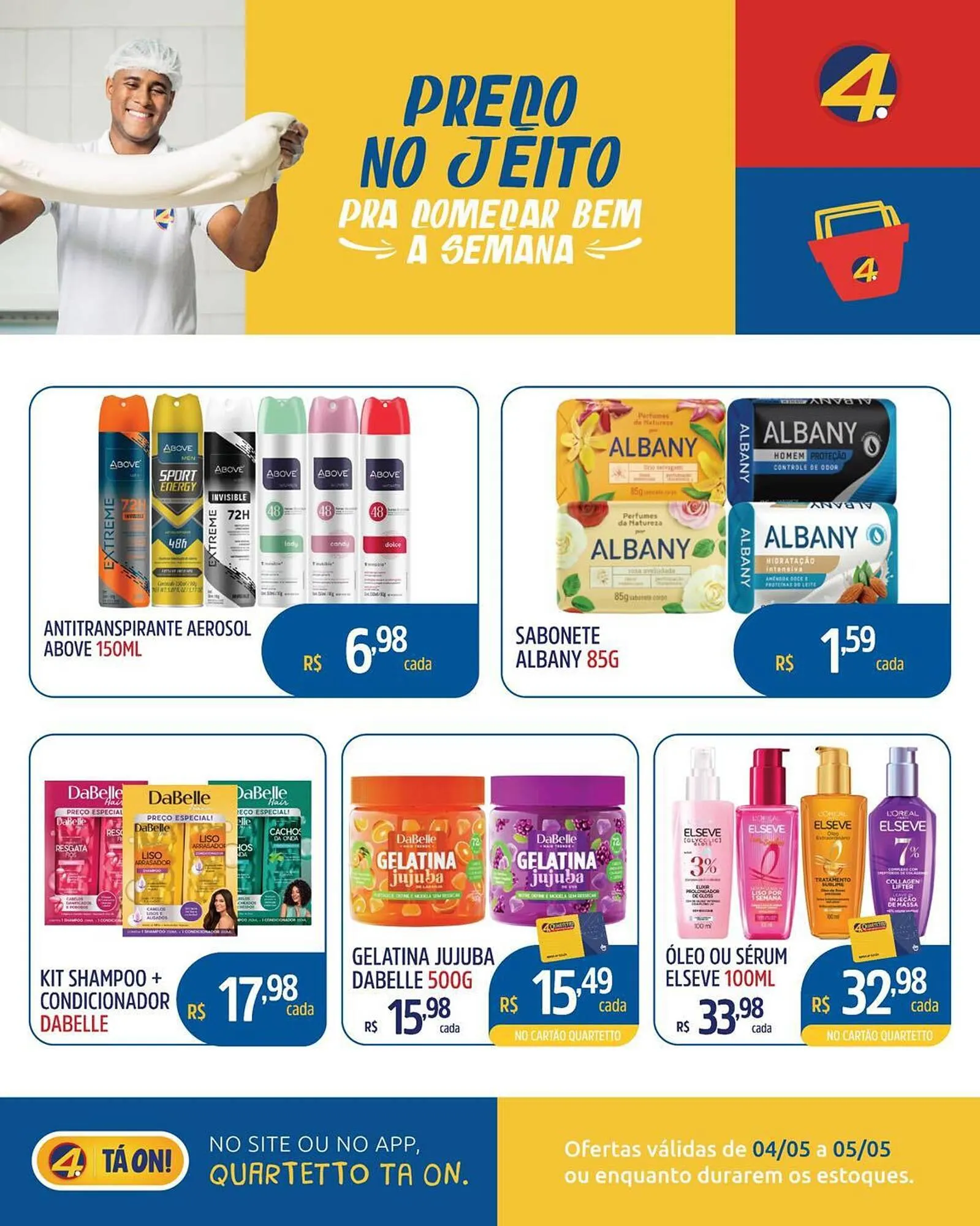 Encarte de Catálogo Quartetto Supermercados 4 de maio até 5 de maio 2026 - Pagina 7