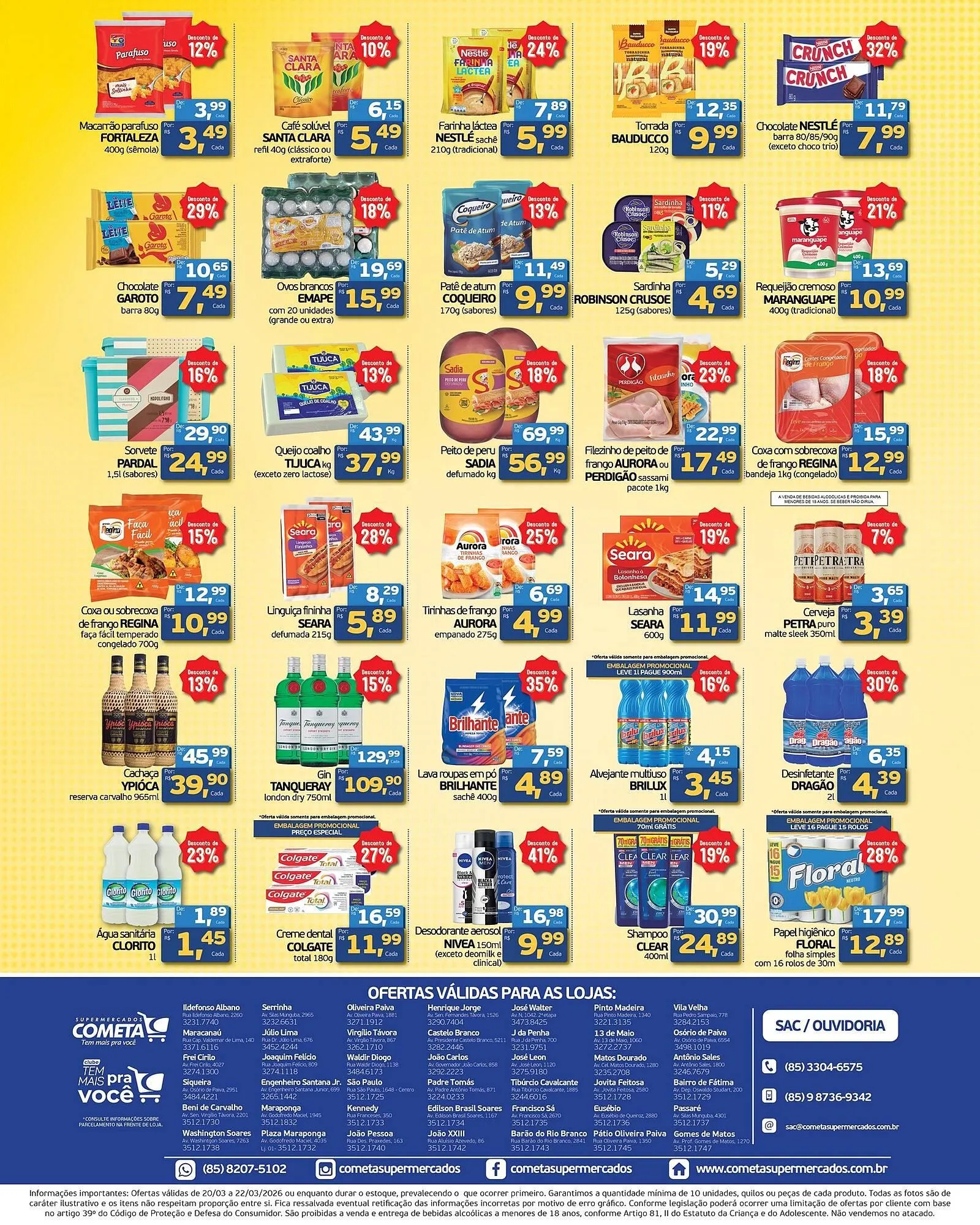 Encarte de Encarte Cometa Supermercados 19 de março até 22 de março 2026 - Pagina 2