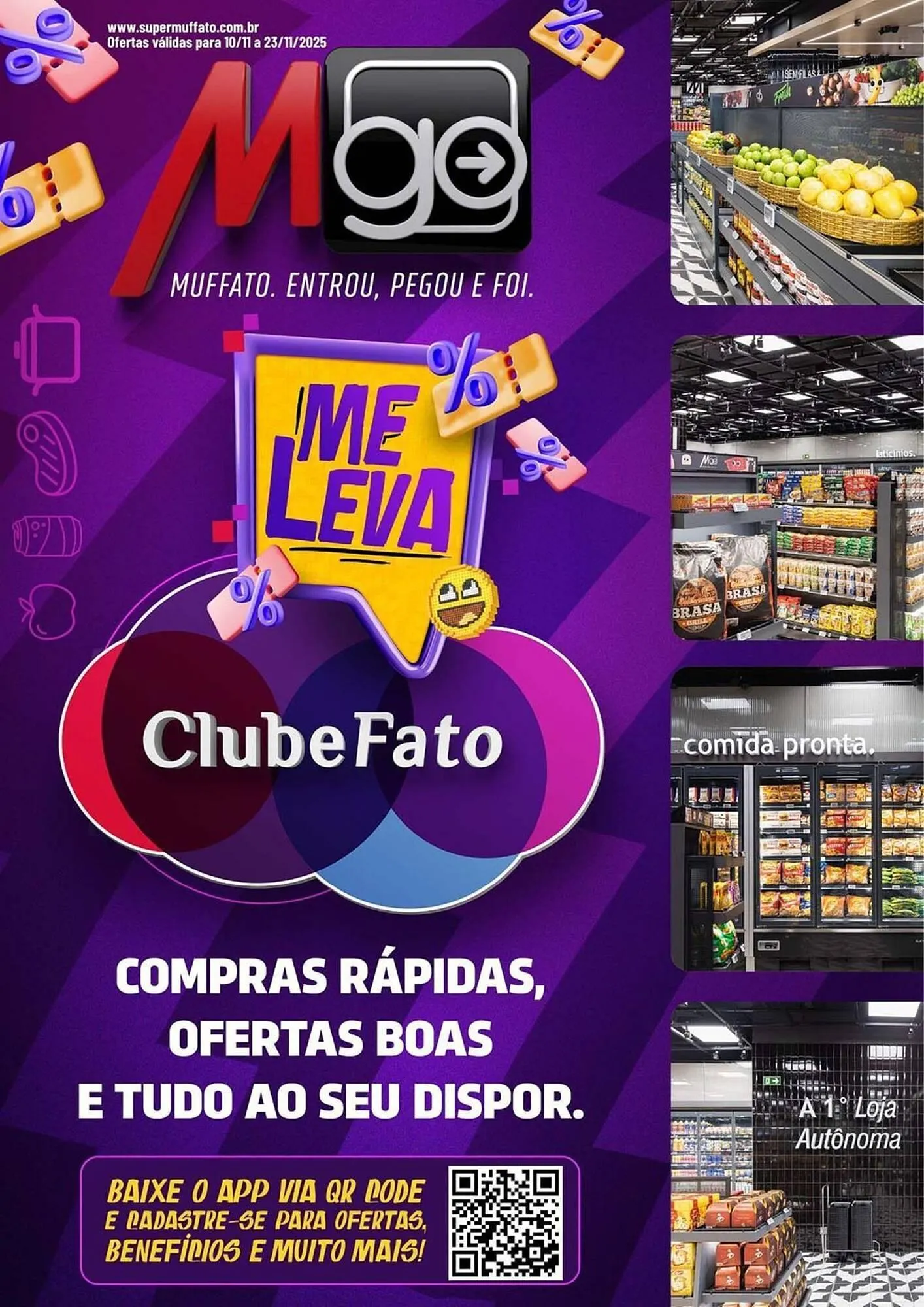 Encarte de Encarte Muffato 10 de novembro até 23 de novembro 2025 - Pagina 1
