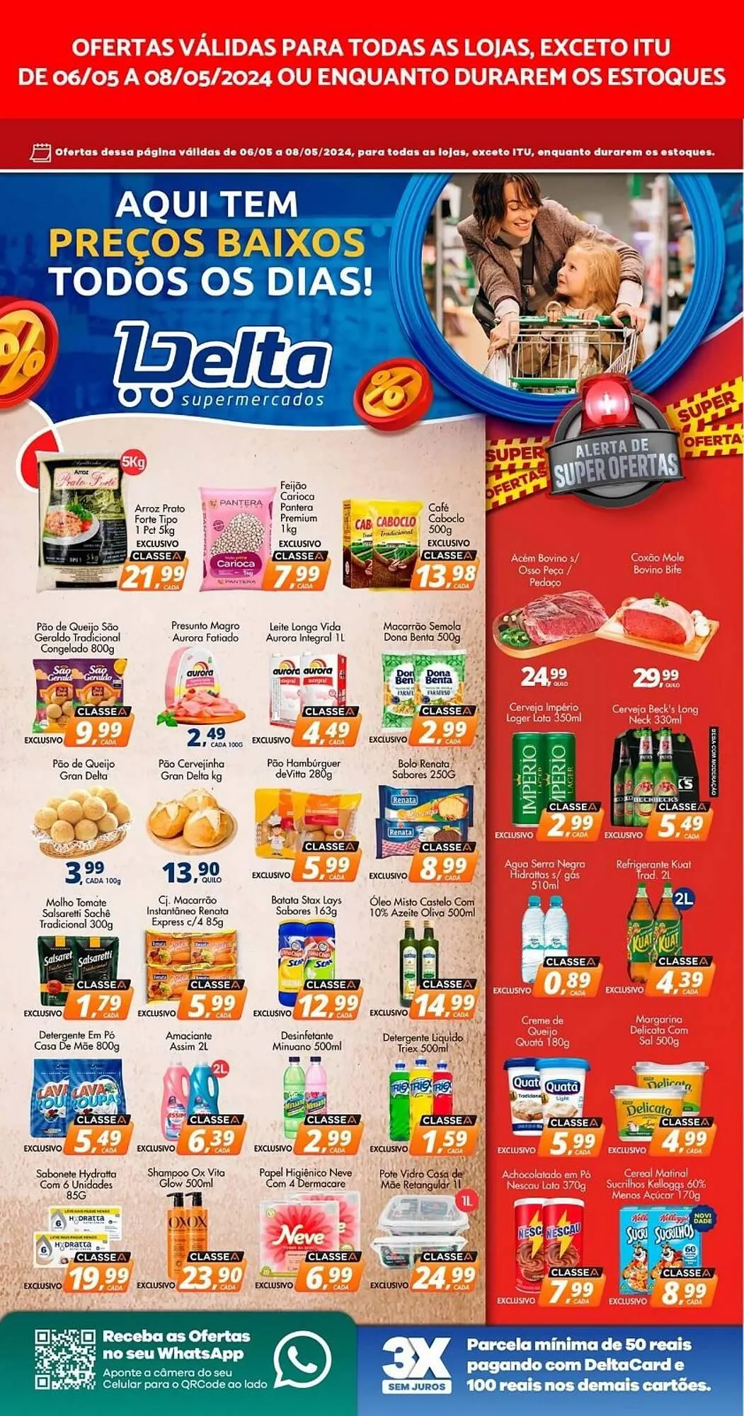 Encarte de Catálogo Delta Supermercados 6 de maio até 8 de maio 2024 - Pagina 1