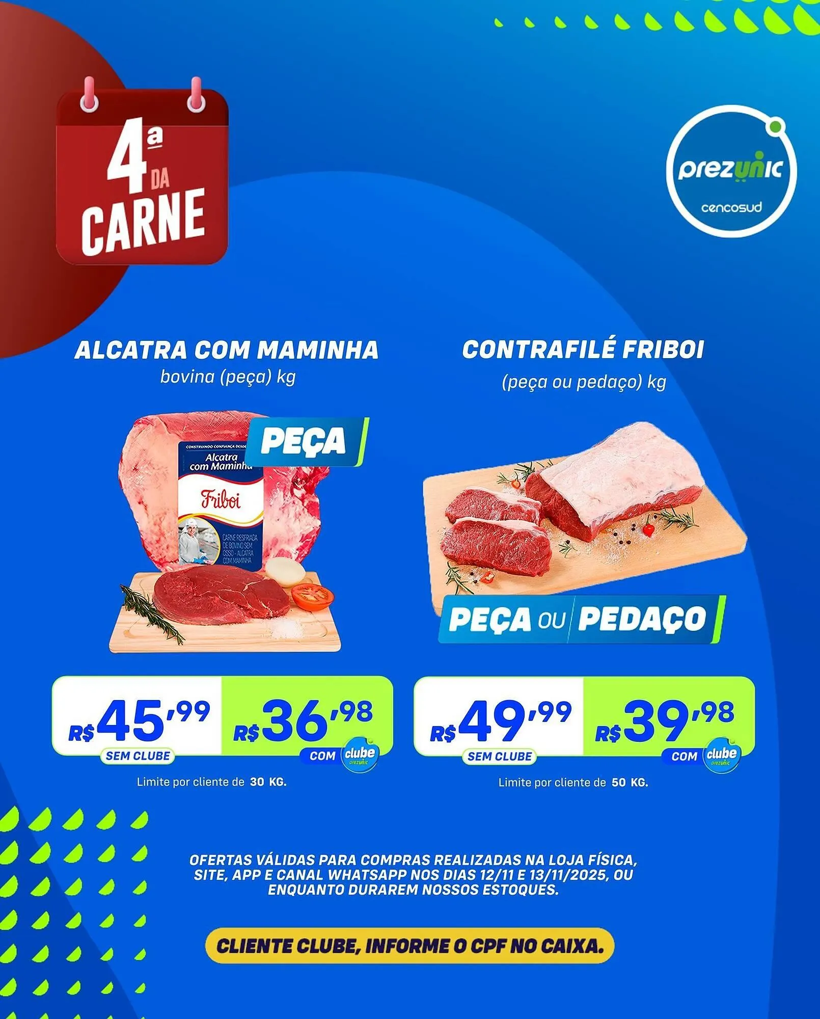 Encarte de Encarte Prezunic 12 de novembro até 13 de novembro 2025 - Pagina 1