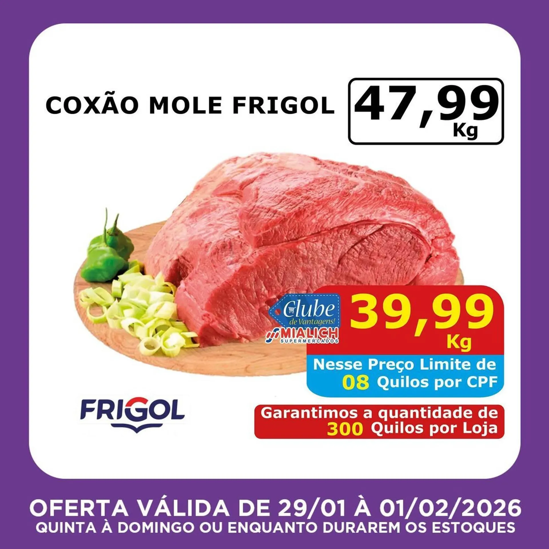 Encarte de Catálogo Mialich Supermercados 29 de janeiro até 1 de fevereiro 2026 - Pagina 7
