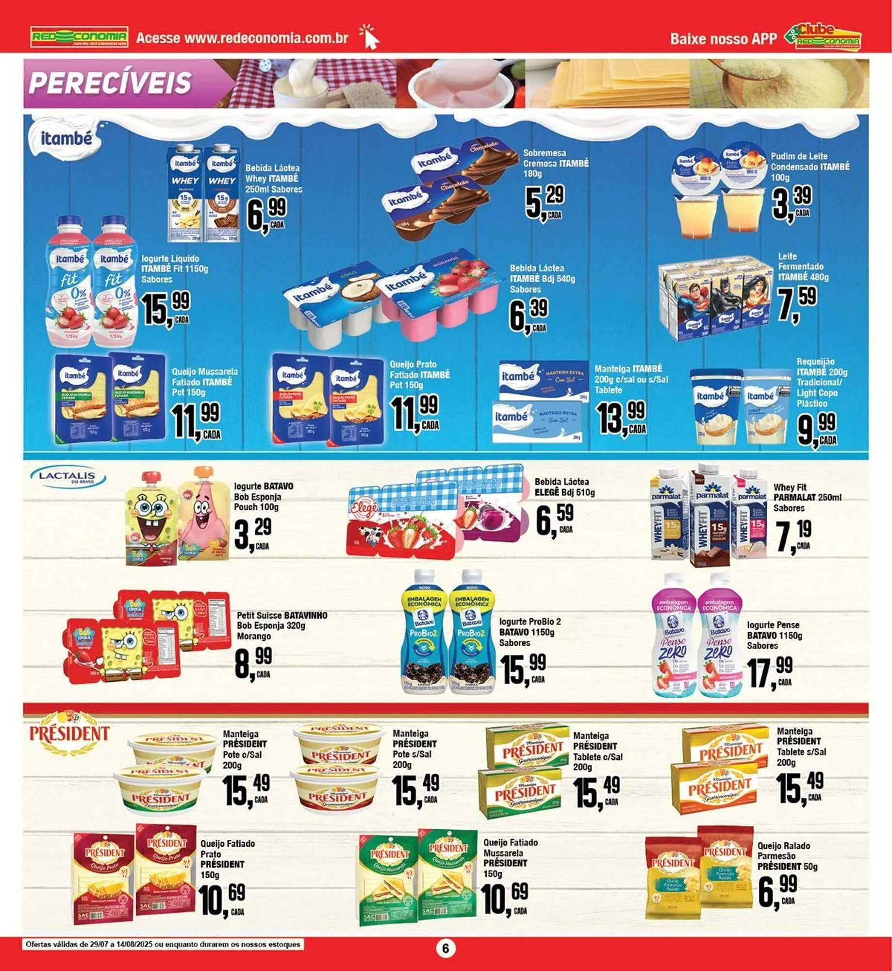 Encarte de Catálogo Rede Economia 8 de agosto até 10 de agosto 2025 - Pagina 6