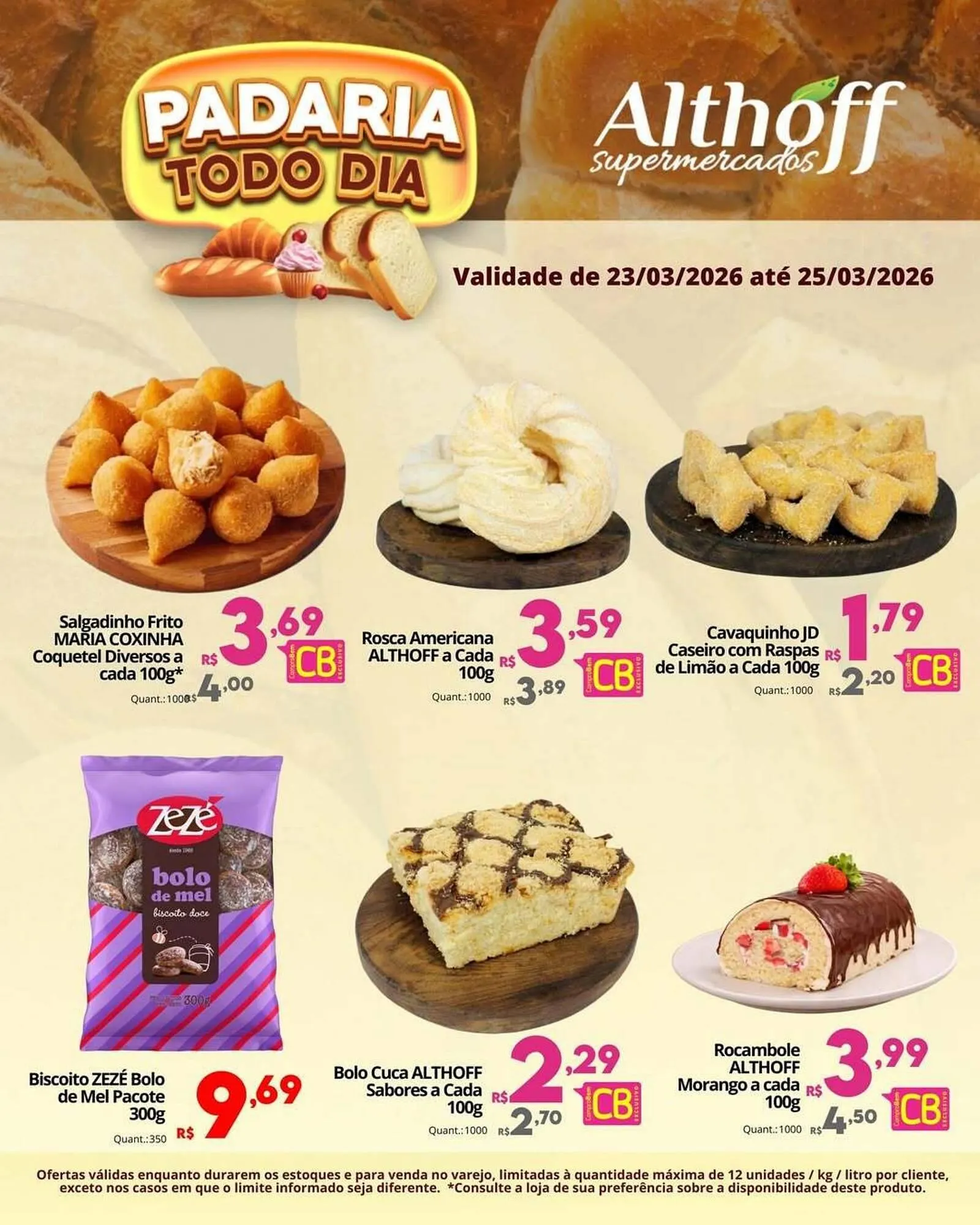 Encarte de Encarte Althoff Supermercados 23 de março até 25 de março 2026 - Pagina 1