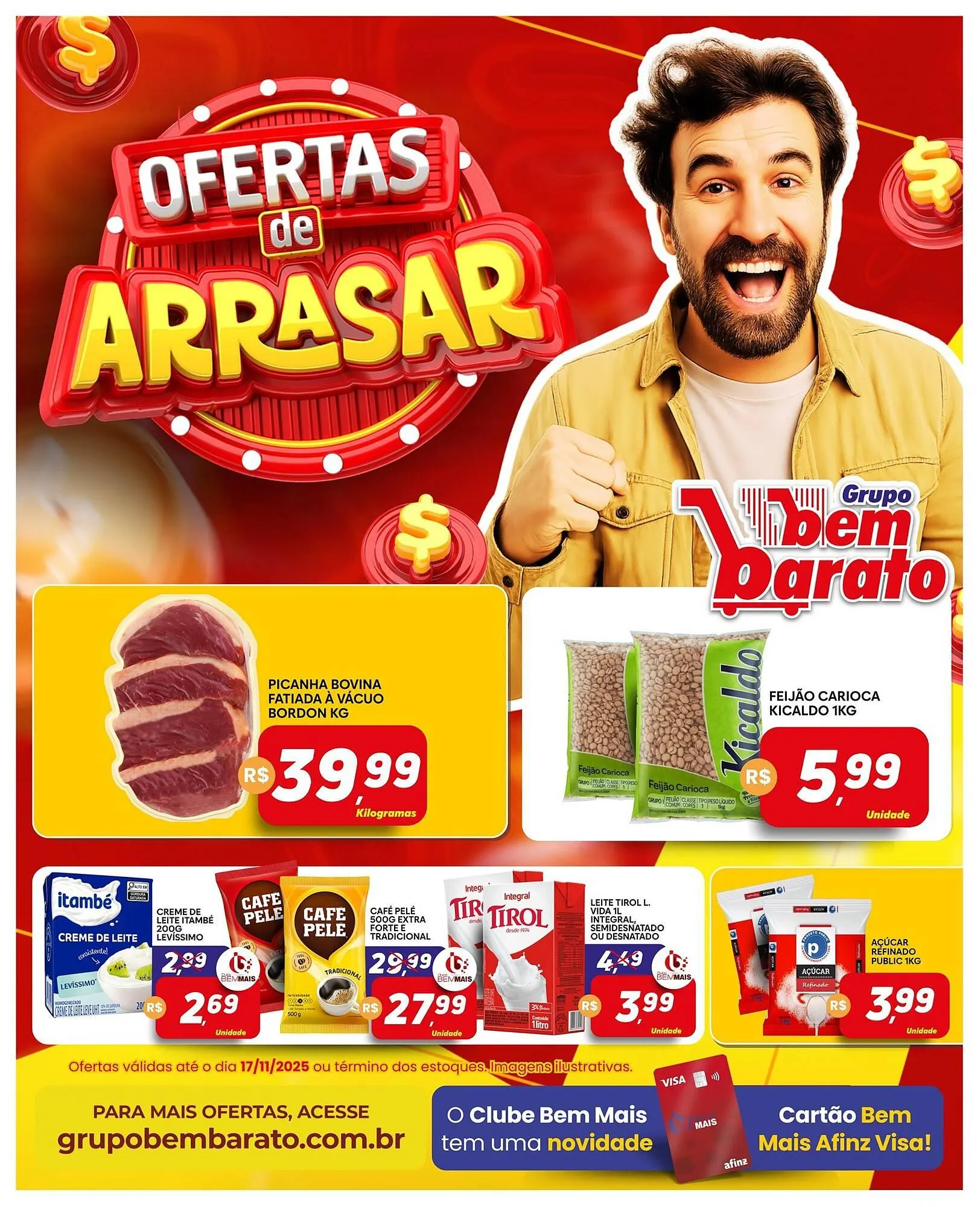 Encarte de Catálogo Supermercado Bem Barato 11 de novembro até 17 de novembro 2025 - Pagina 1