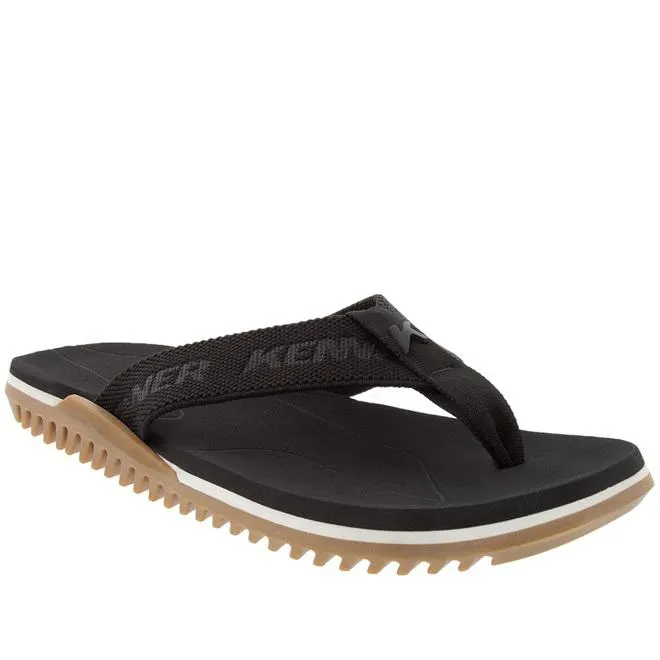 Chinelo Kenner NK6 Masculino Tecido Preto