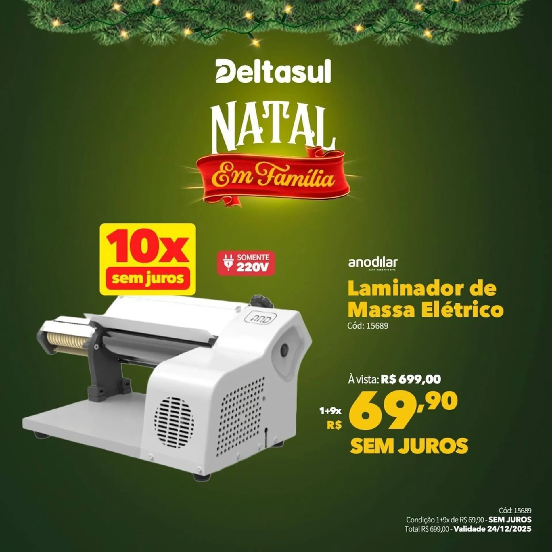 Encarte de Folheto Deltasul 2 de dezembro até 24 de dezembro 2025 - Pagina 1