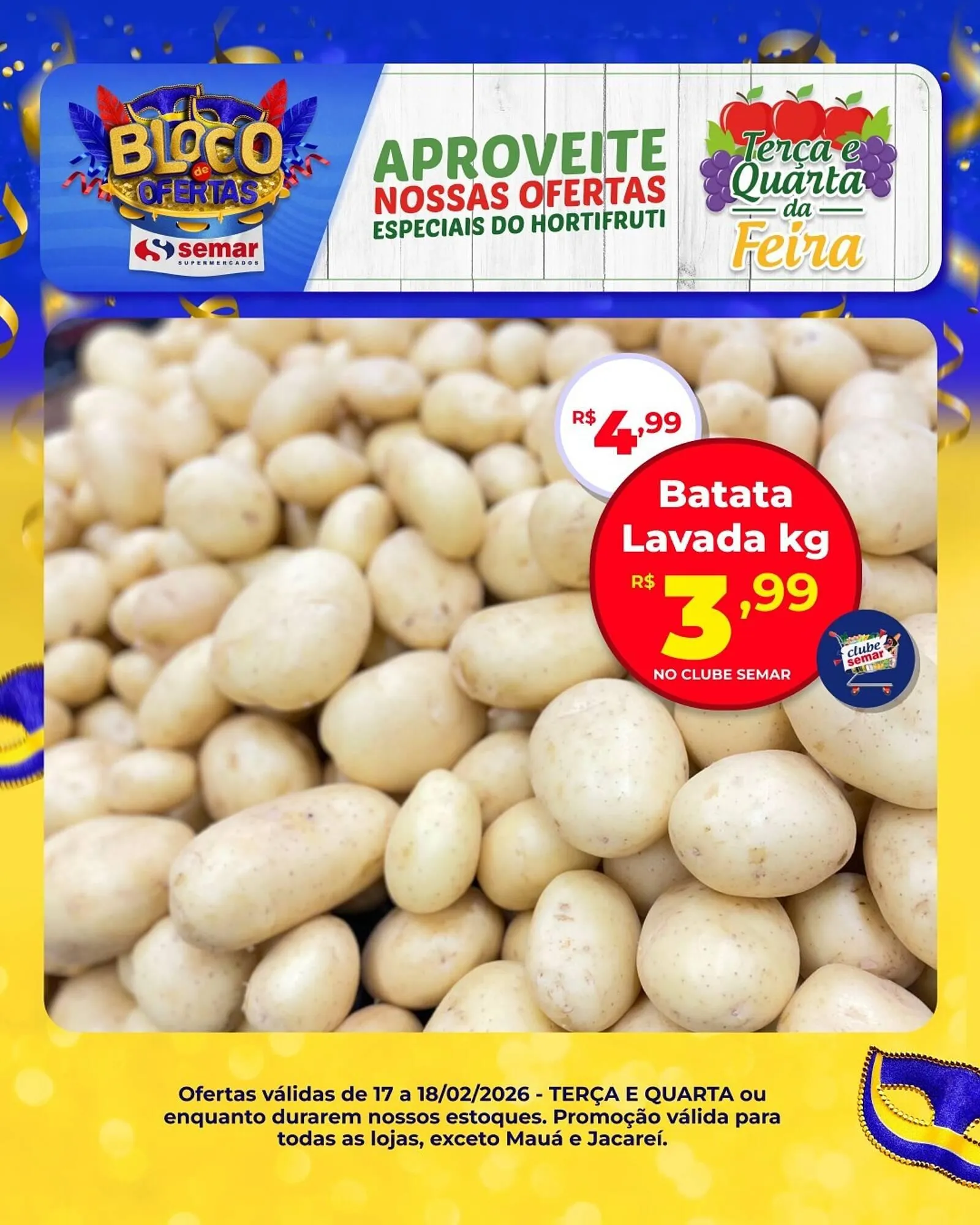 Encarte de Folheto Semar Supermercado 17 de fevereiro até 18 de fevereiro 2026 - Pagina 4