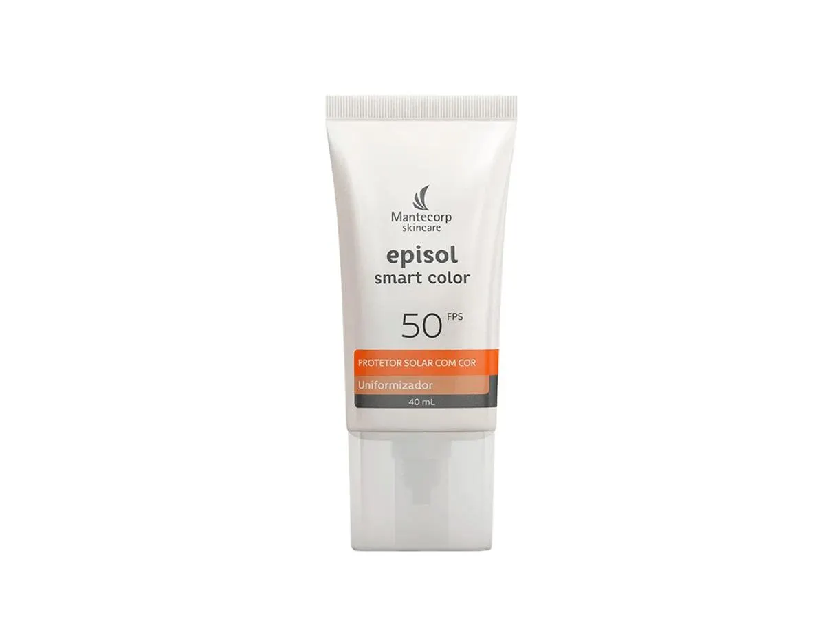 Protetor Solar Facial Episol Smart Color Uniformizador FPS50 40ml
