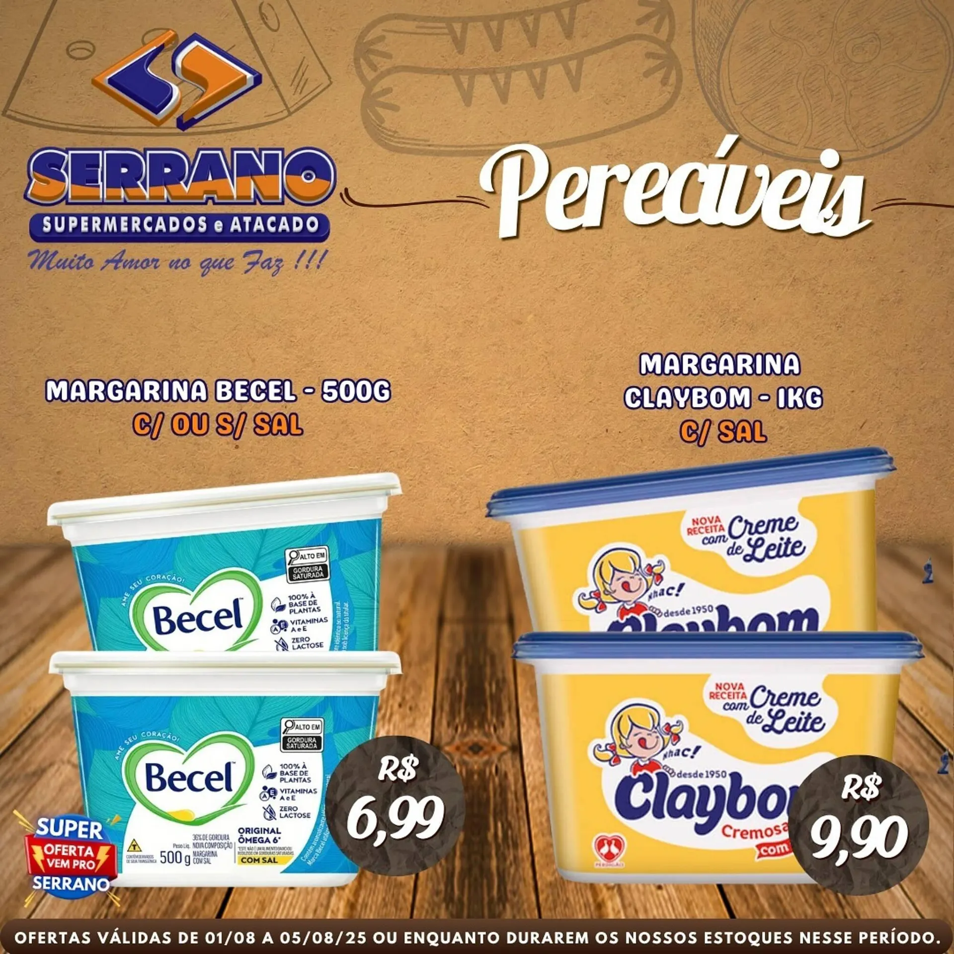 Encarte de Catálogo Serrano Supermercado 1 de agosto até 5 de agosto 2025 - Pagina 3