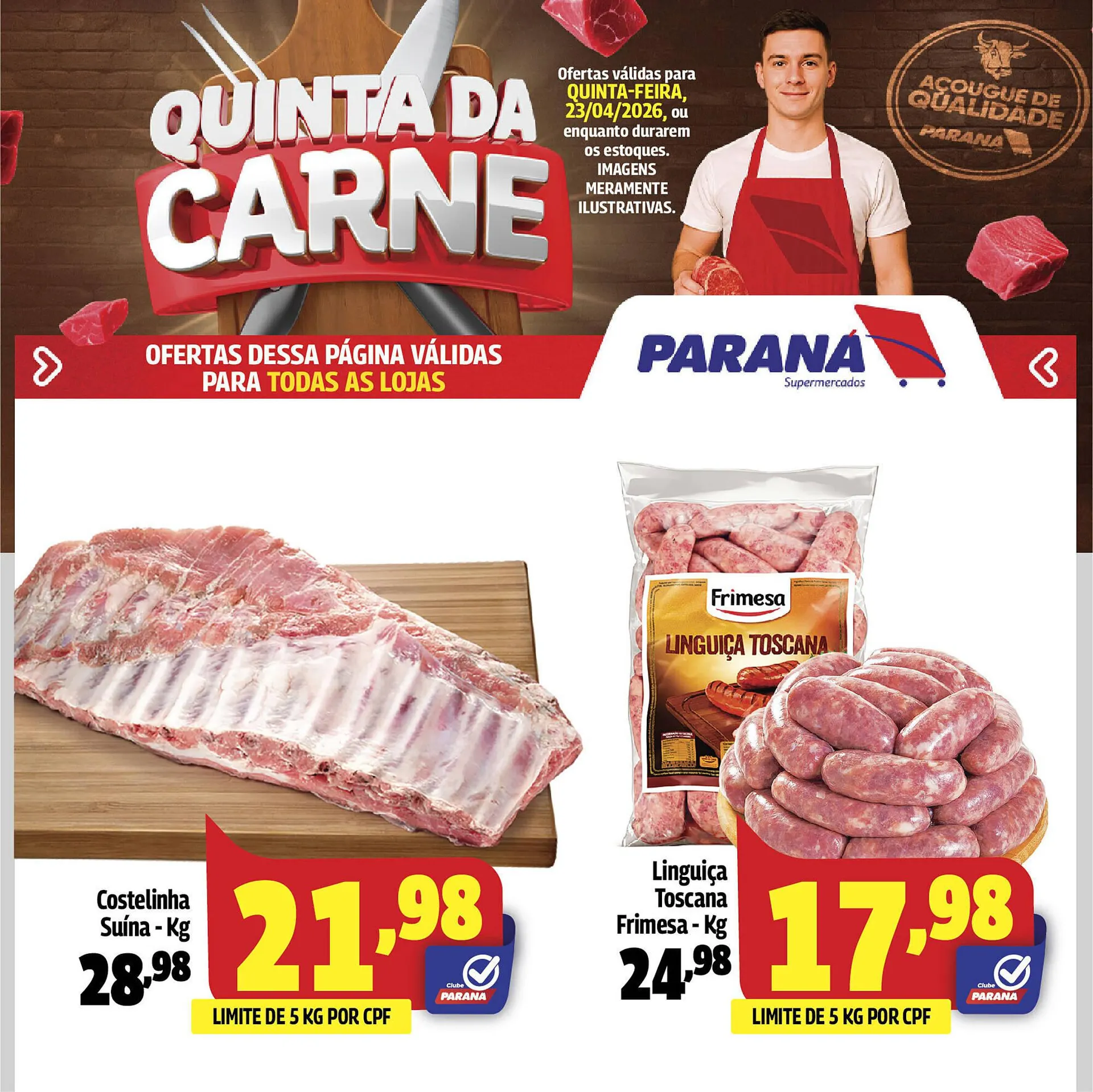 Encarte de Folheto Supermercado Paraná 23 de abril até 23 de abril 2026 - Pagina 2