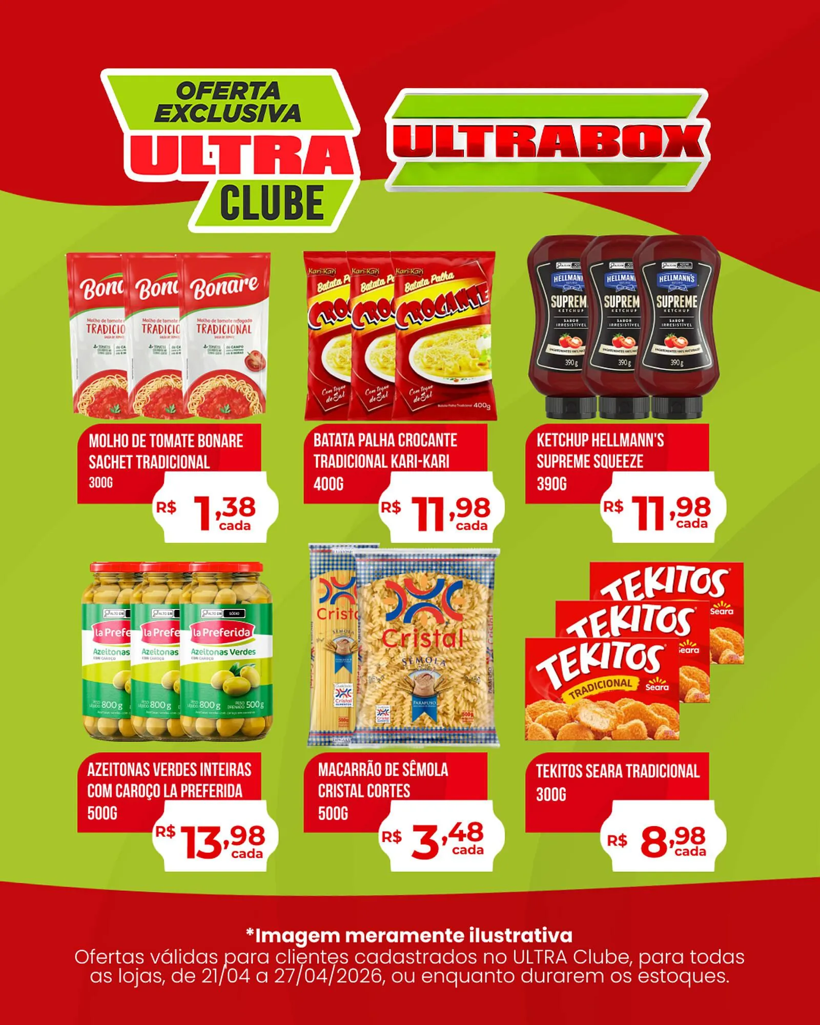 Encarte de Panfleto Ultrabox 21 de abril até 27 de abril 2026 - Pagina 1