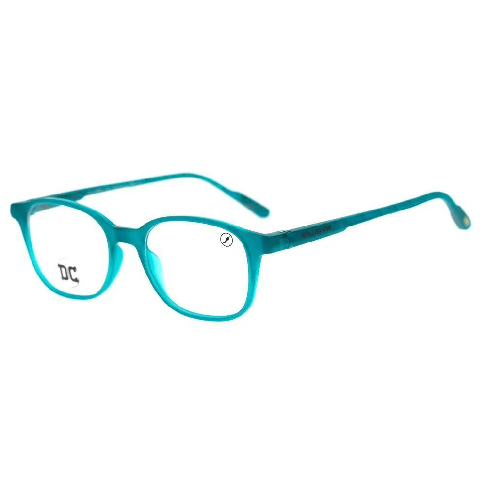 Armação Para Óculos De Grau Unissex Teen Dc Verde - LV.IJ.0261.1515 U