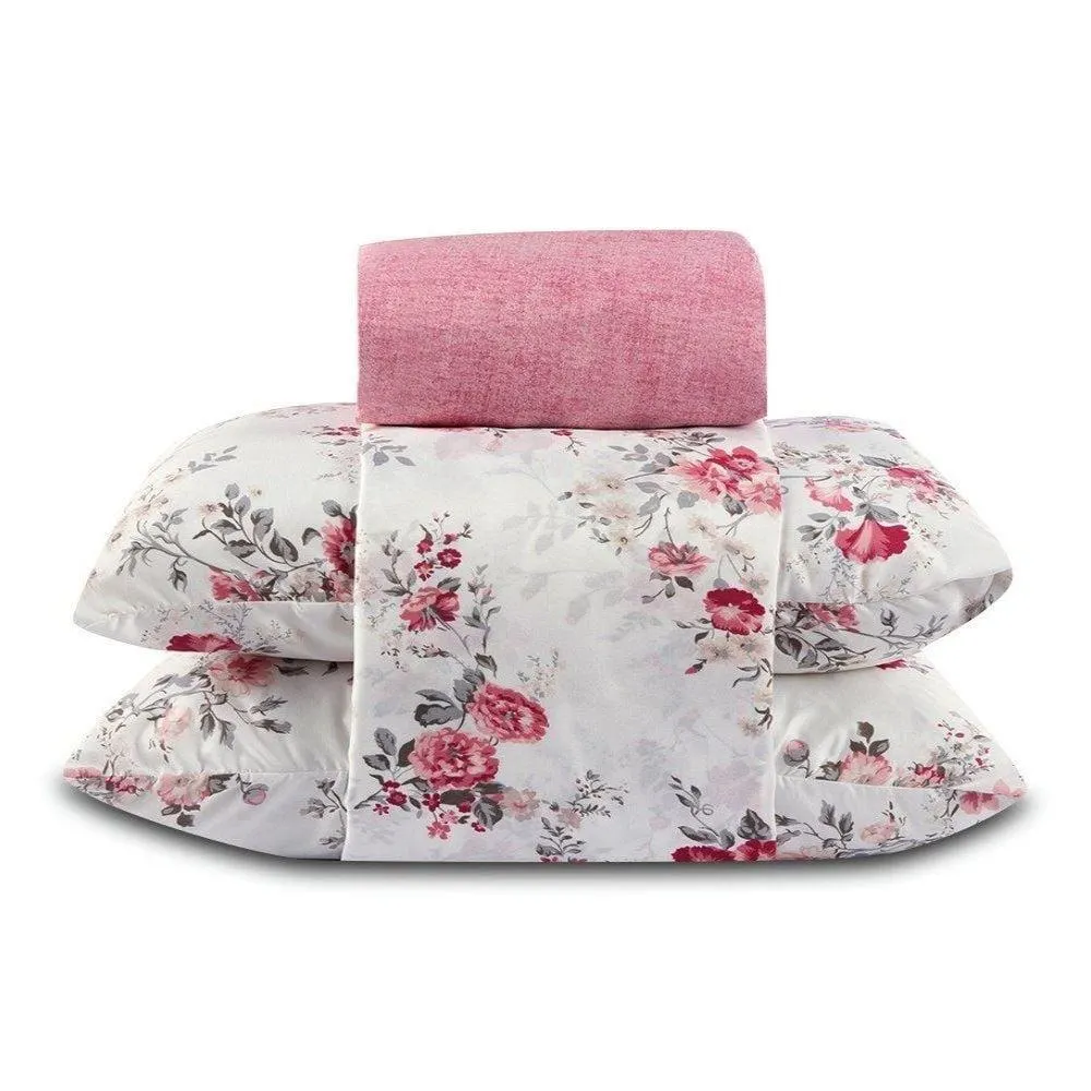Jogo de Cama Queen Napoli Havan Casa 4 pçs - Cecilia Rosa