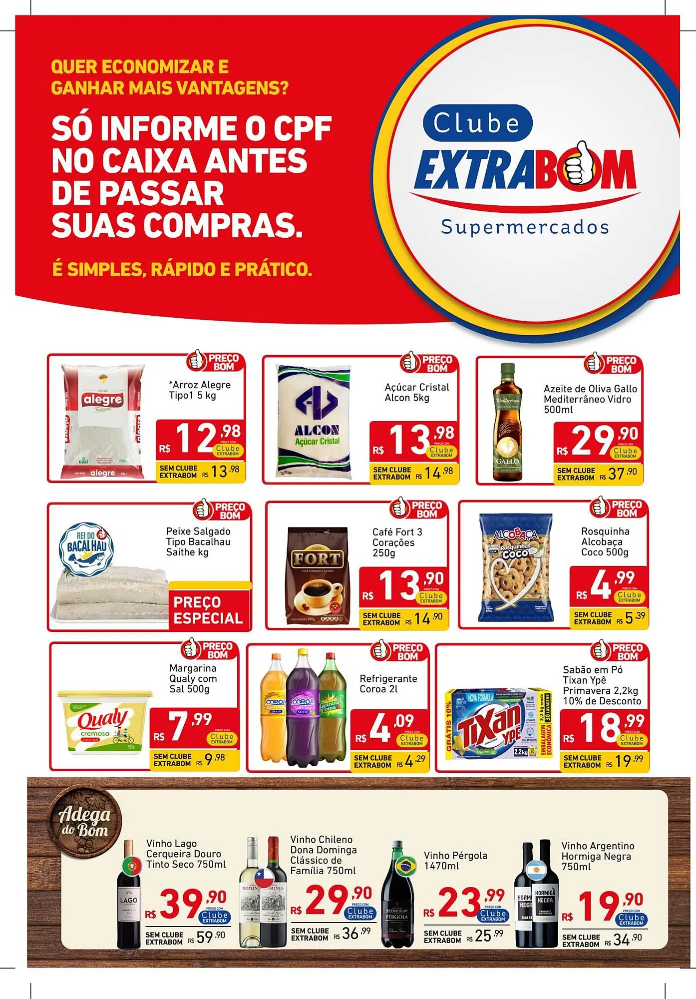 Encarte de Catálogo Extrabom Supermercados 26 de fevereiro até 11 de março 2026 - Pagina 1
