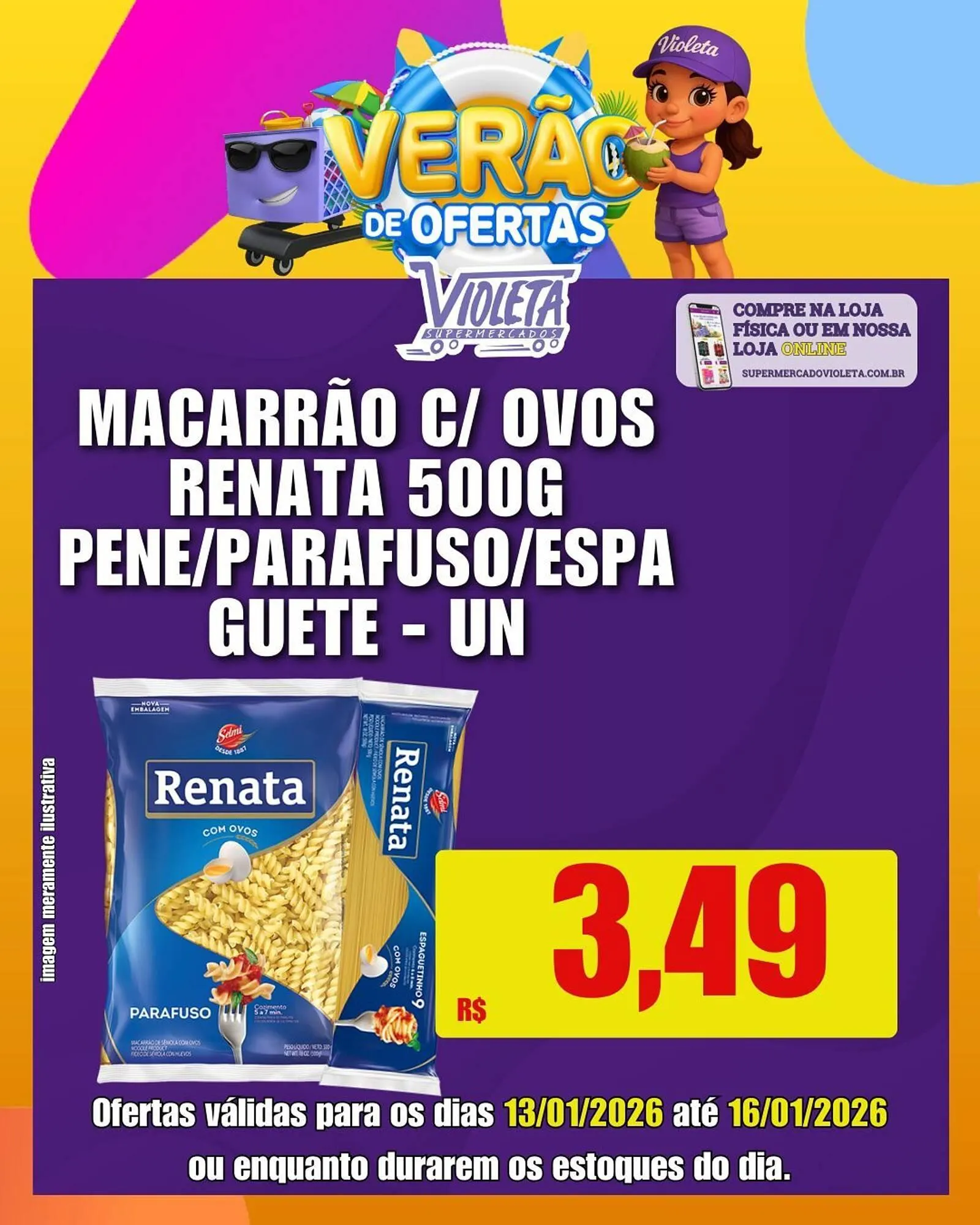 Encarte de Catálogo Violeta Supermercados 13 de janeiro até 16 de janeiro 2026 - Pagina 2