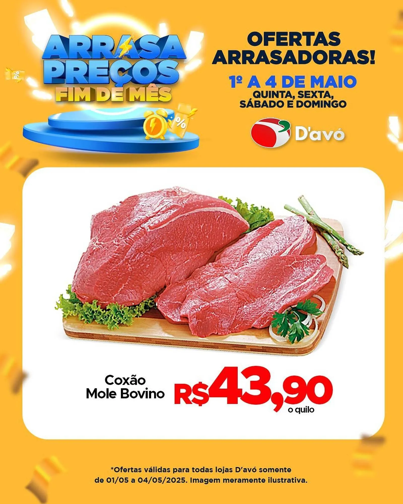 Encarte de Catálogo D'avó Supermercado 1 de maio até 4 de maio 2025 - Pagina 1